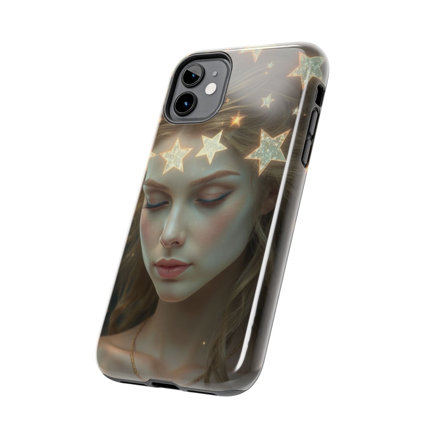 Celestial Dream Tough Phone Case - Artistic Starry Design for Style Enthusiasts