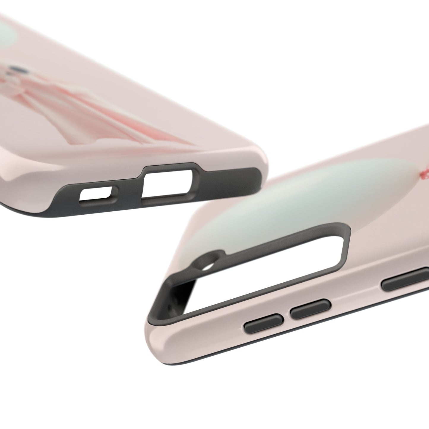 Cute Ghost Phone Case with Balloon - Tough Protection for Spooky Vibes