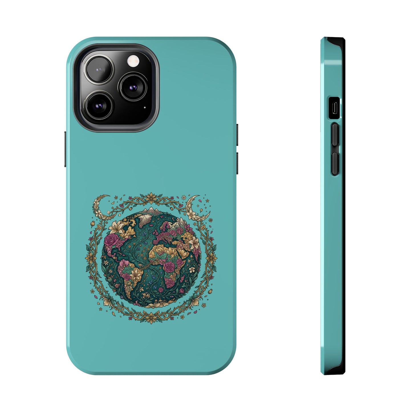 Mystical Floral Planet Phone Case — Tough Protective Phone Case