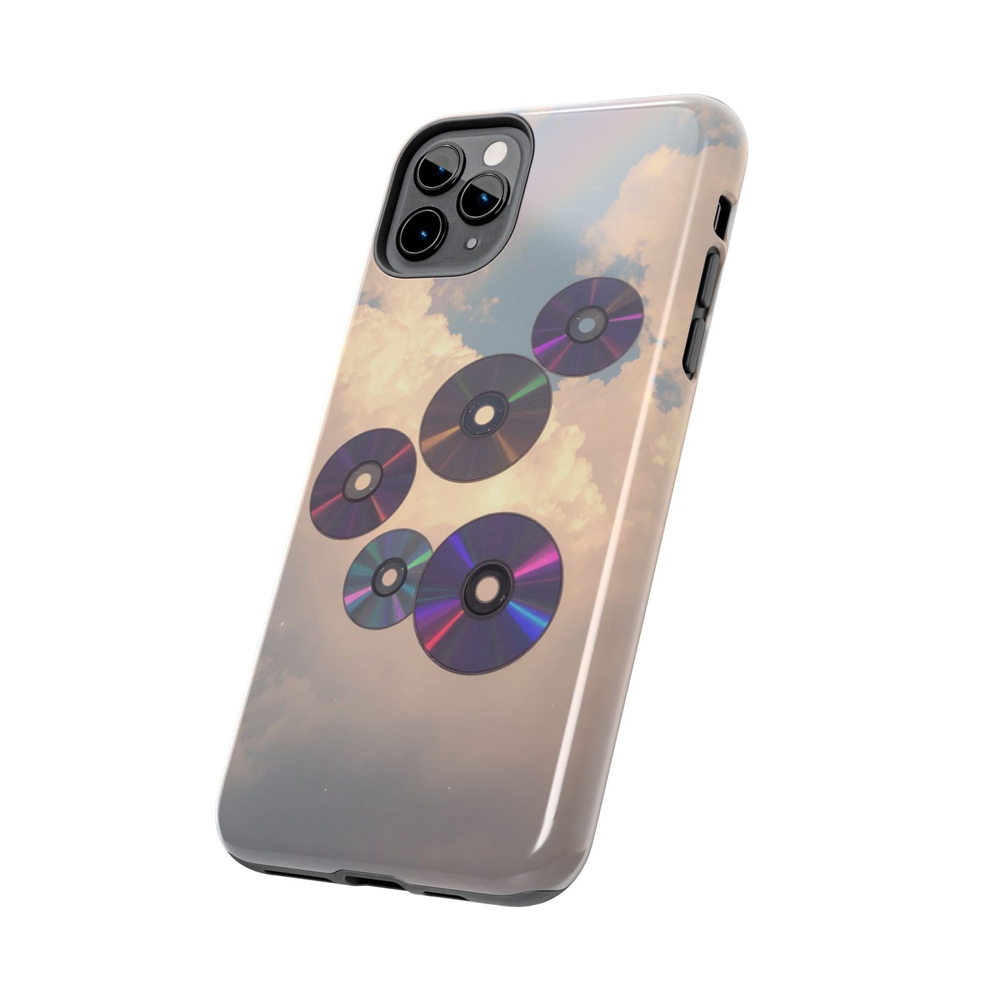 Vibrant Cloud CD Tough Phone Case - Durable and Stylish