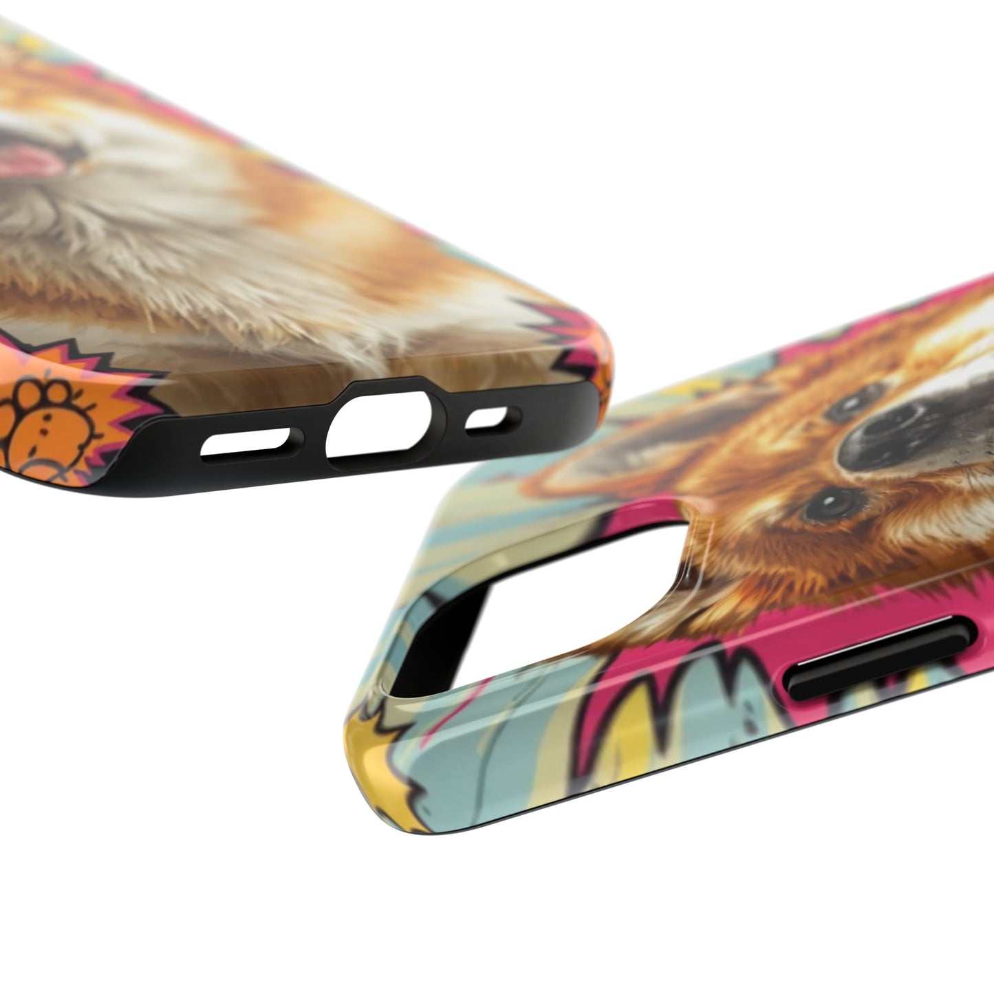 Playful Dog Tough Phone Case - Durable & Stylish Pet Lover Gift