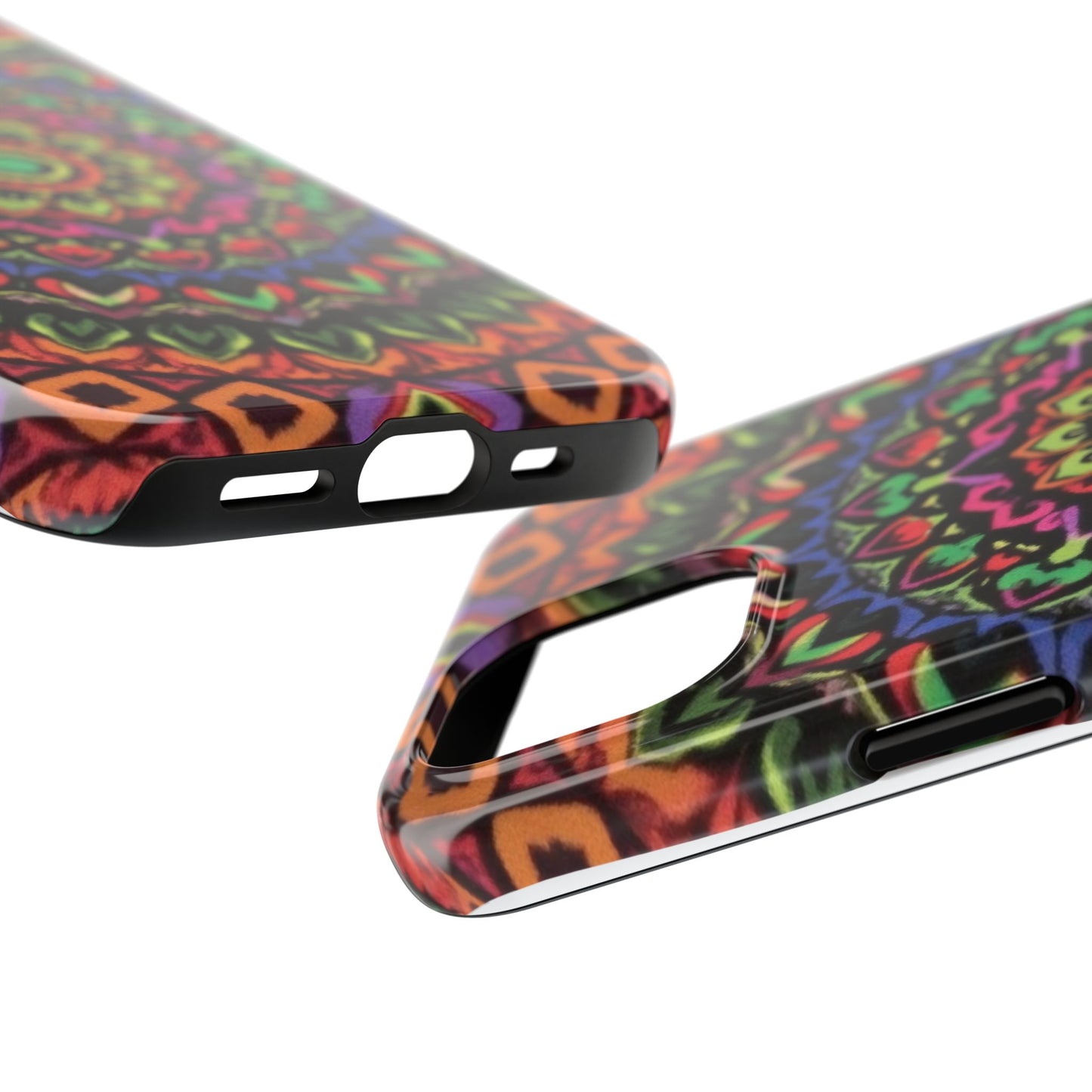 Colorful Mandala Tough Phone Case - Vibrant Designs for Trendy Protection - for iPhone