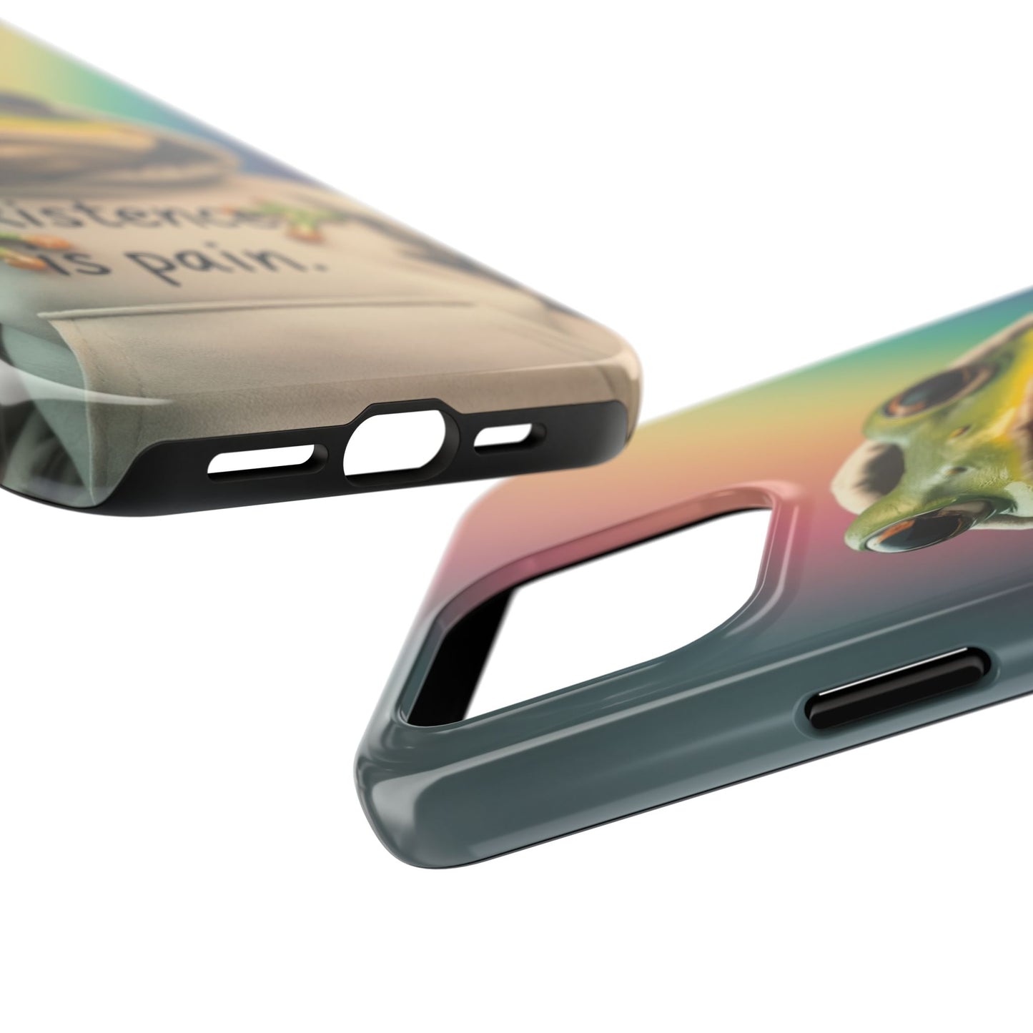 Existence is Pain Frog Phone Case - Tough & Stylish