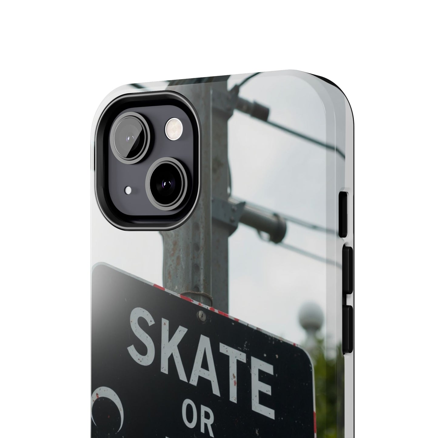 Black Sign Skate or Die Design - Tough Phone Case for iPhone