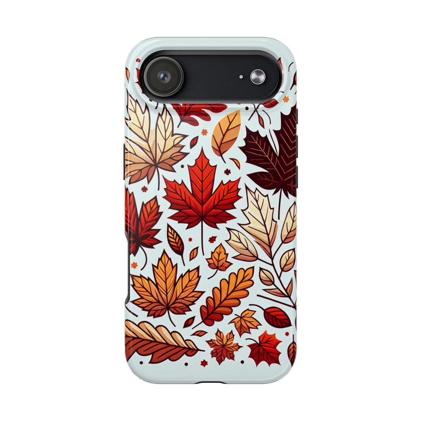 Autumn Leaves Tough Phone Case - Leaves Pattern - for iPhone