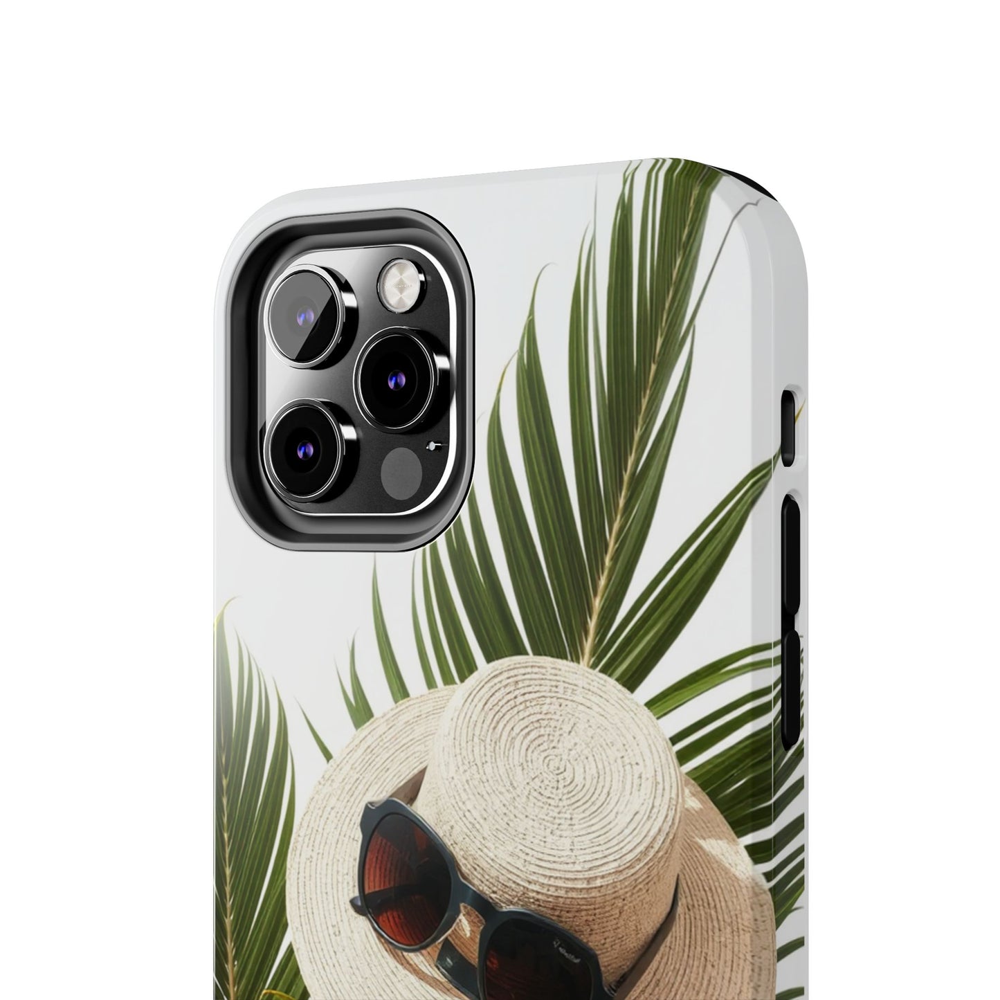 Tropical Phone Case - Summer Vibes with Hat & Sunglasses Design