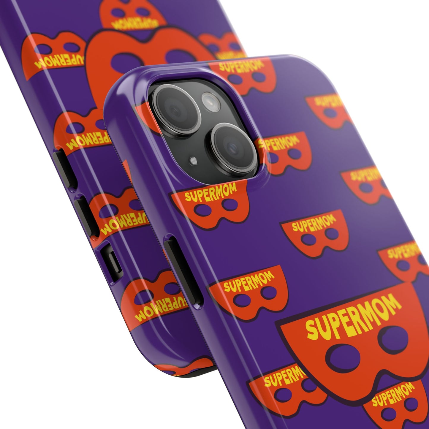 Supermom Tough Phone Case - Durable Protection with Fun Design - for iPhone