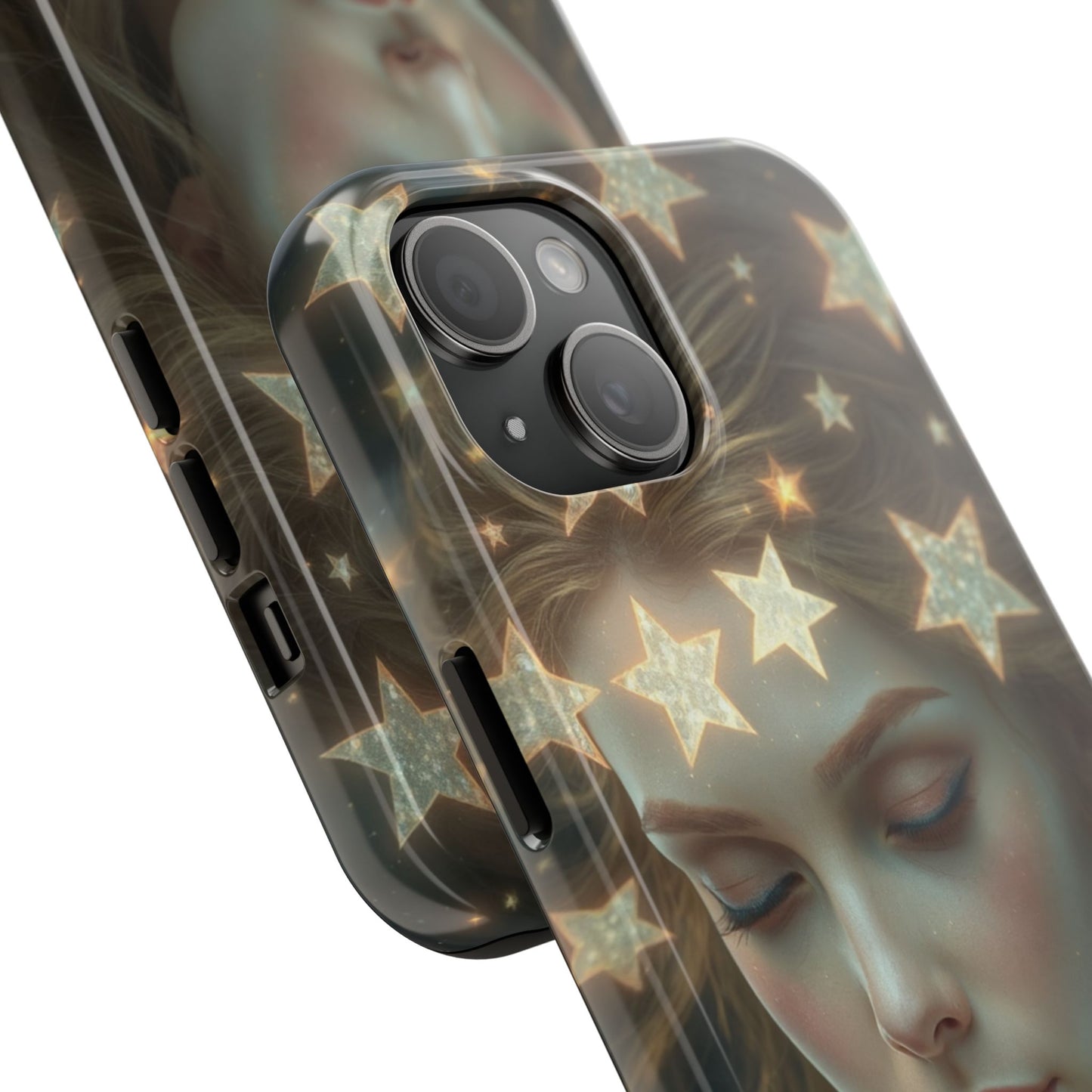 Celestial Dream Tough Phone Case - Artistic Starry Design for Style Enthusiasts