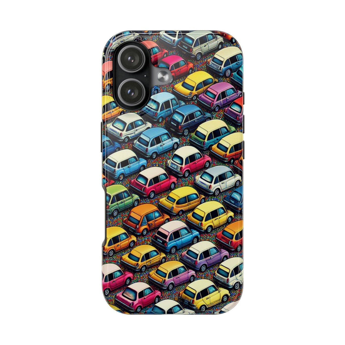 Car Phone Case - City Traffic Pattern Design - for iPhone
