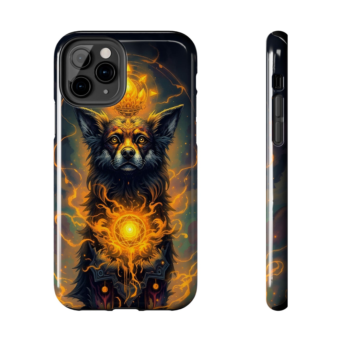 Mystical Dog of Light - Tough Phone Case - Durable Protection with Inspired Artwork - for iPhone