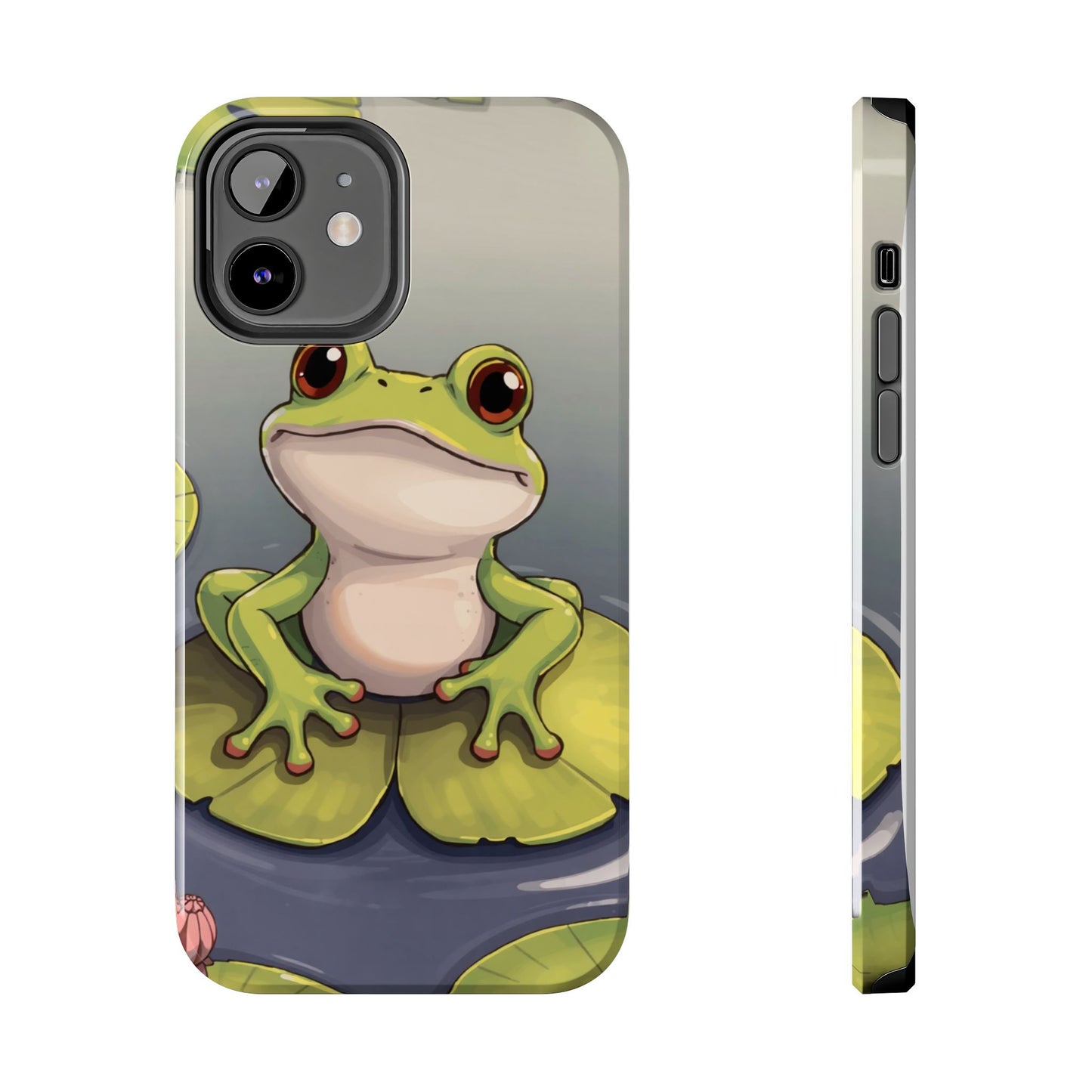 Cute Frog Tough Phone Case - Durable Protection with Nature Vibe