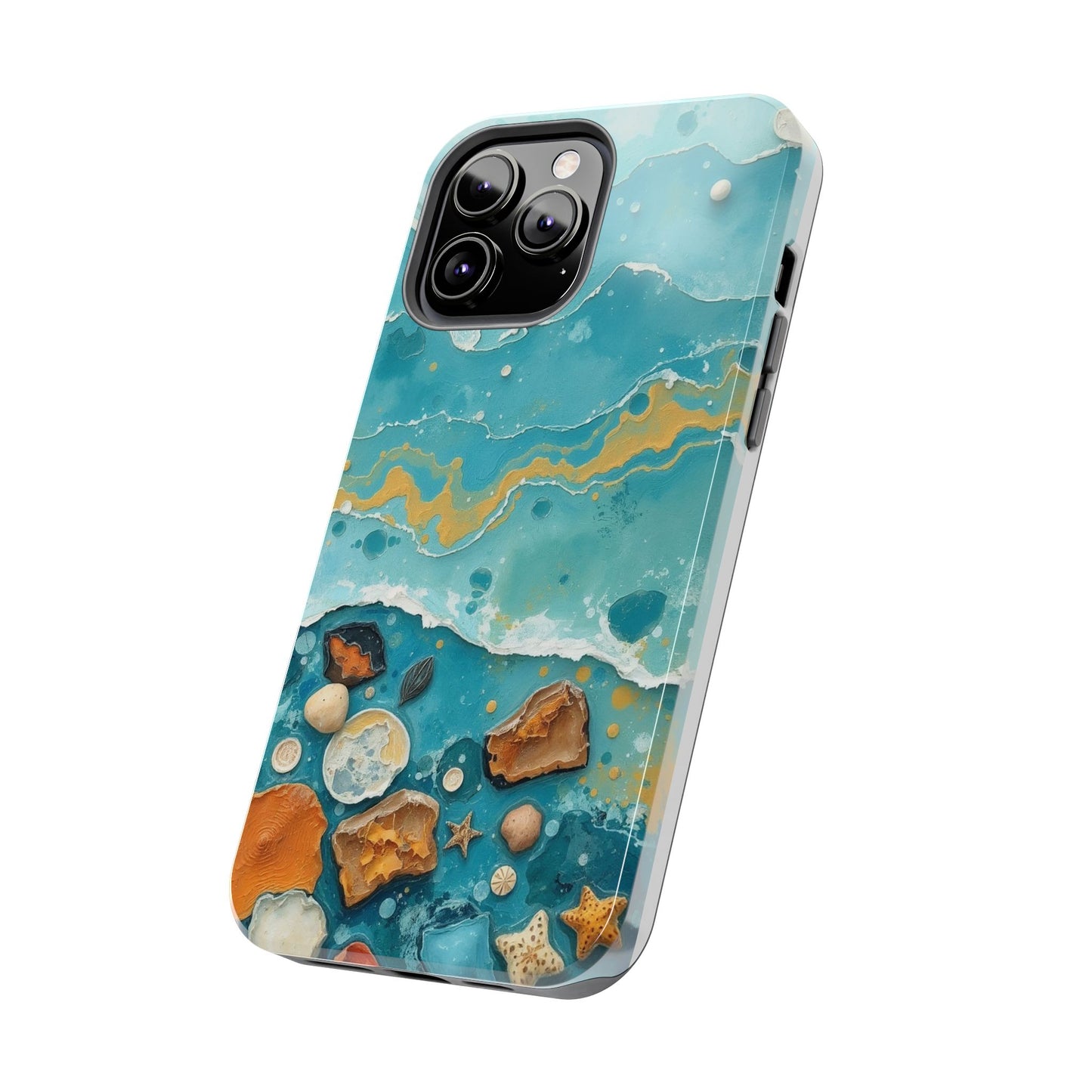 Ocean-Inspired Tough Phone Cases - Coastal Beach Vibe, Easy Accessory for Beach Lovers