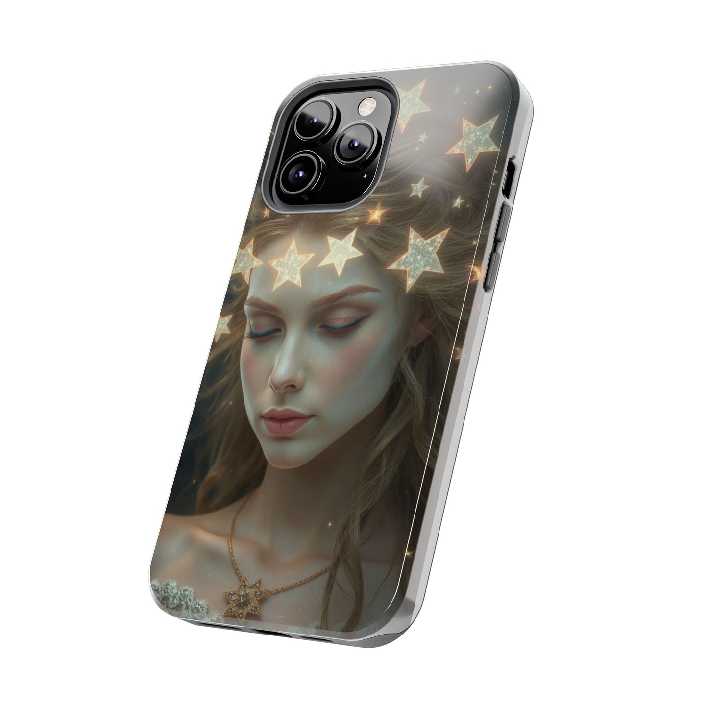 Celestial Dream Tough Phone Case - Artistic Starry Design for Style Enthusiasts