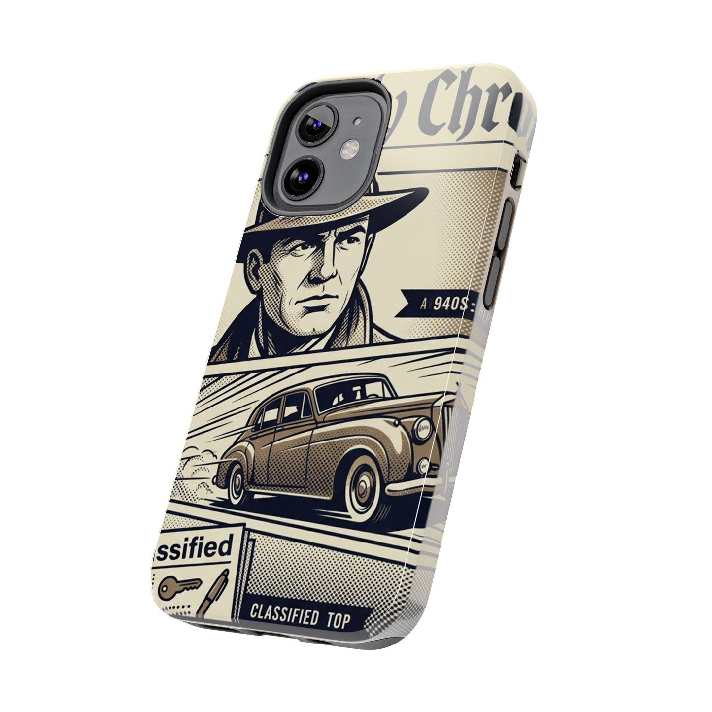 Old Newspaper Tough Phone Case