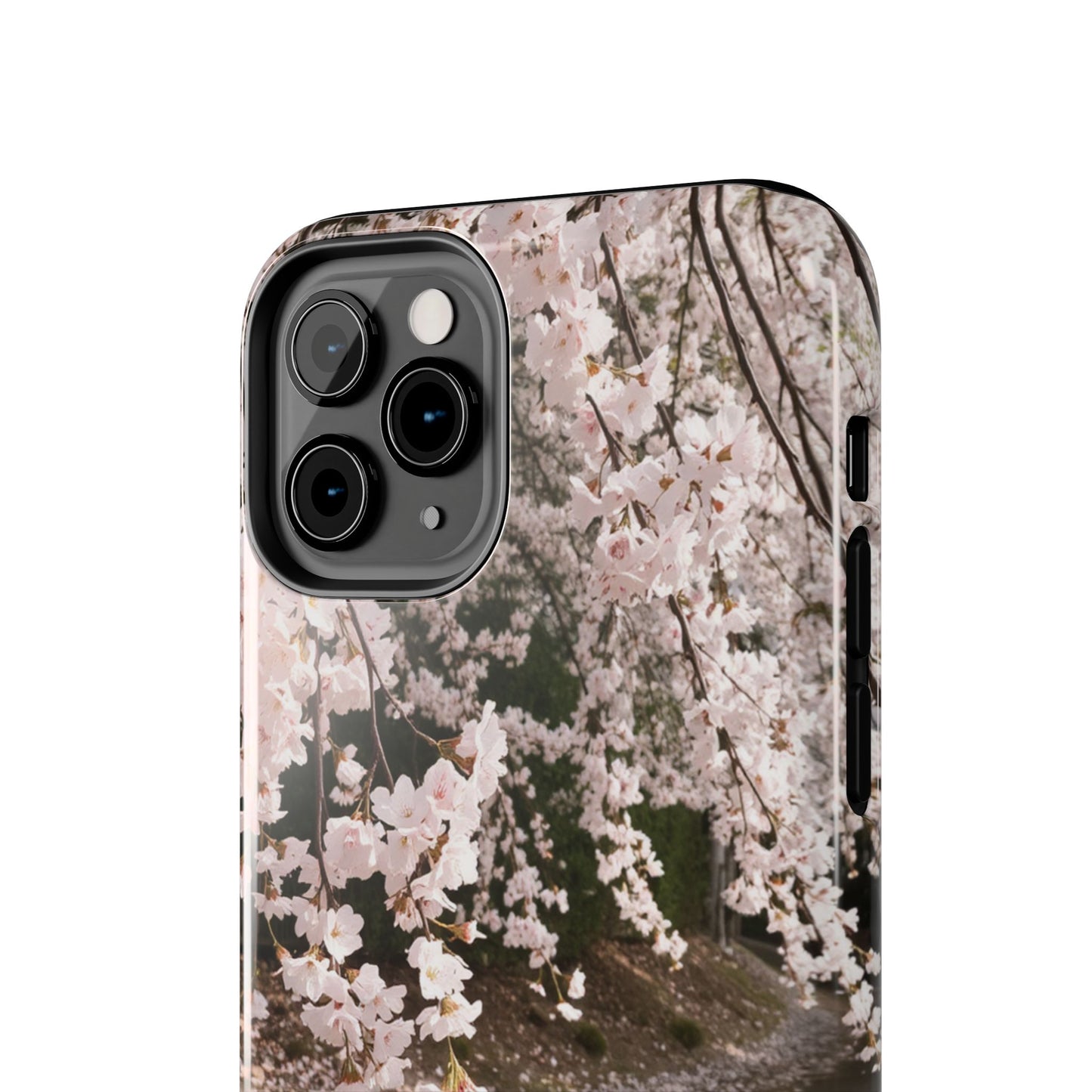 Cherry Blossom Tough Phone Cases - Durable Protection with Floral Serenity