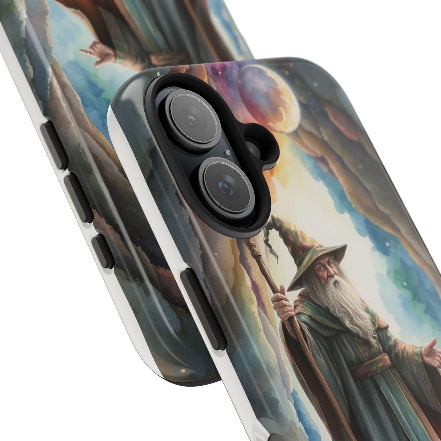 Magical Wizard Phone Case - Tough, Durable Phone Cover for Fantasy Lovers, Geek Gift, Unique Design, Celestial Phone Accessory