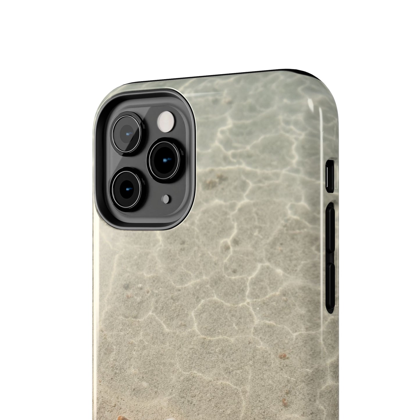 Beach-Inspired Tough Phone Case with Starfish and Seashell Design
