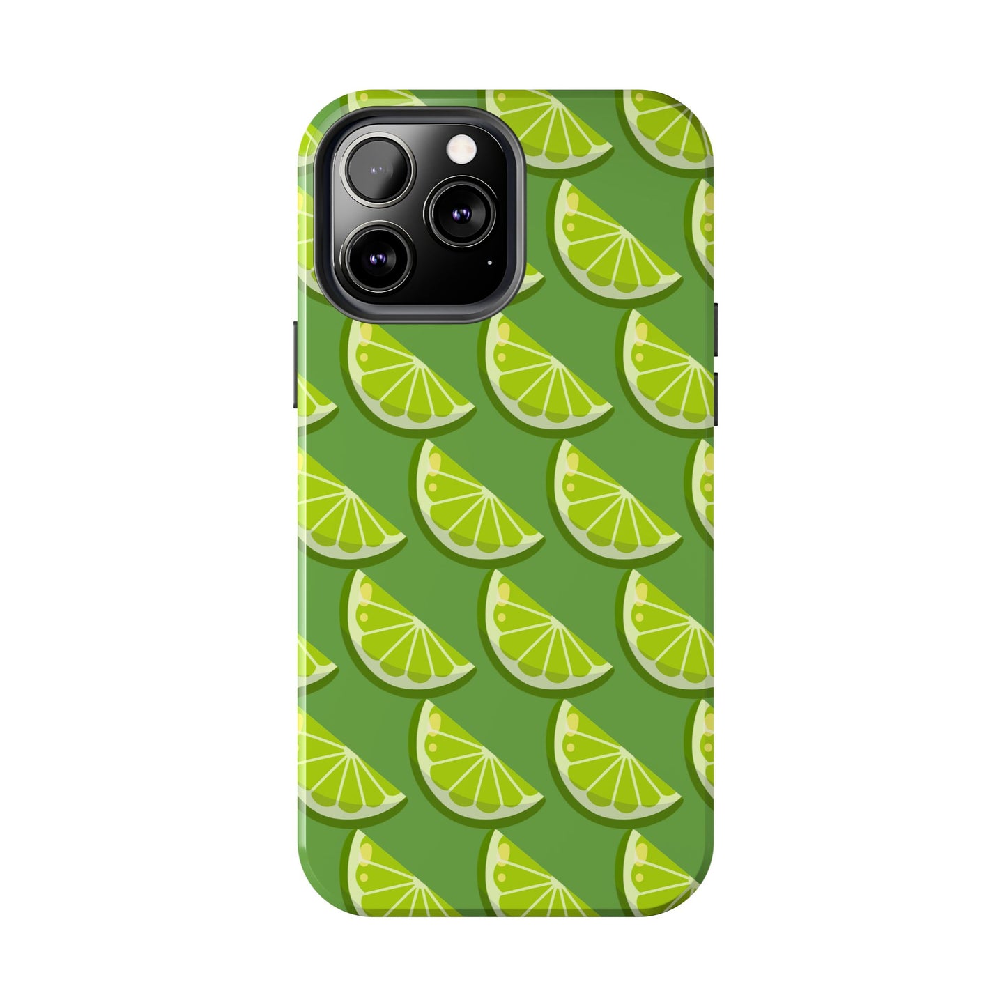Lime Slice Tough Phone Case - Green Party - for iPhone