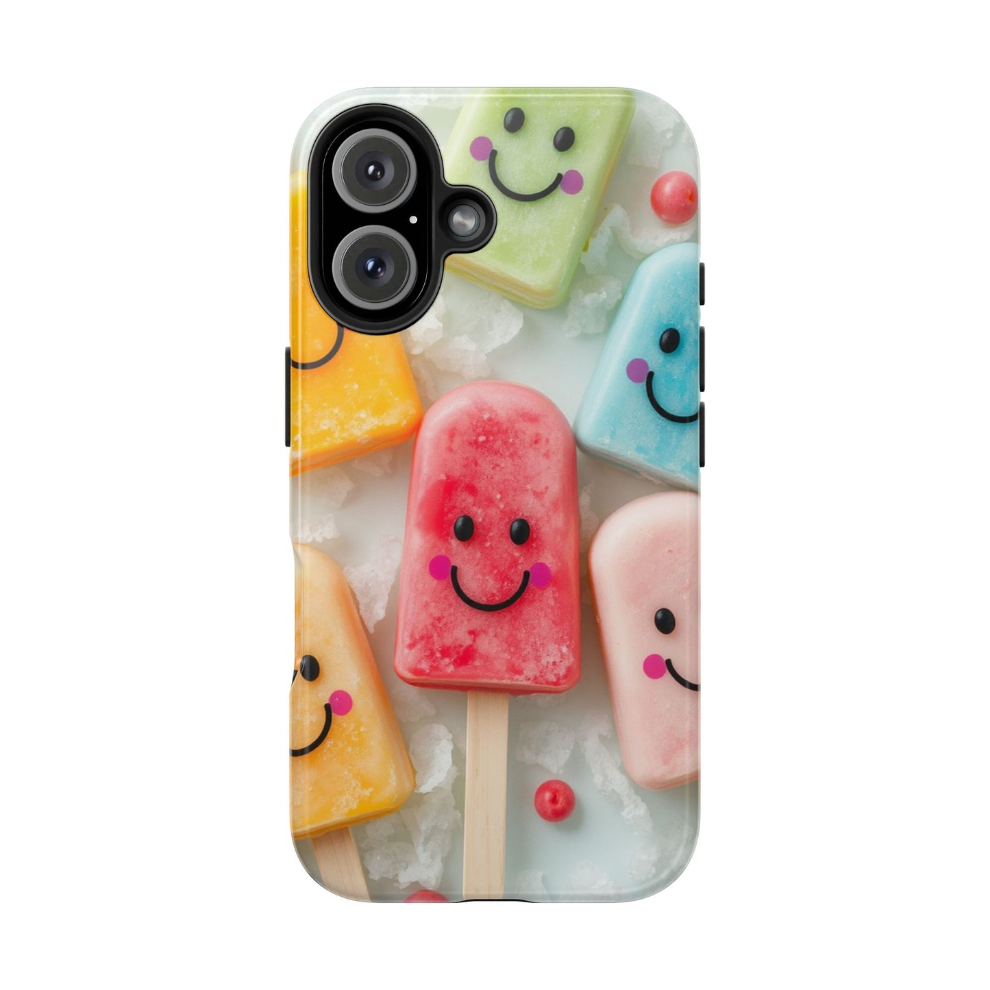 Cute Smile Popsicle Tough Phone Case - Fun Protection for Your Device