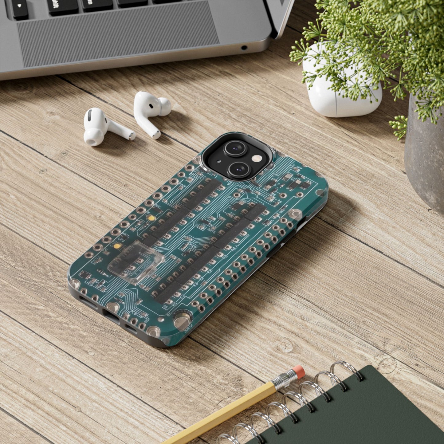 Old Circuits Design Tough Phone Case - for iPhone