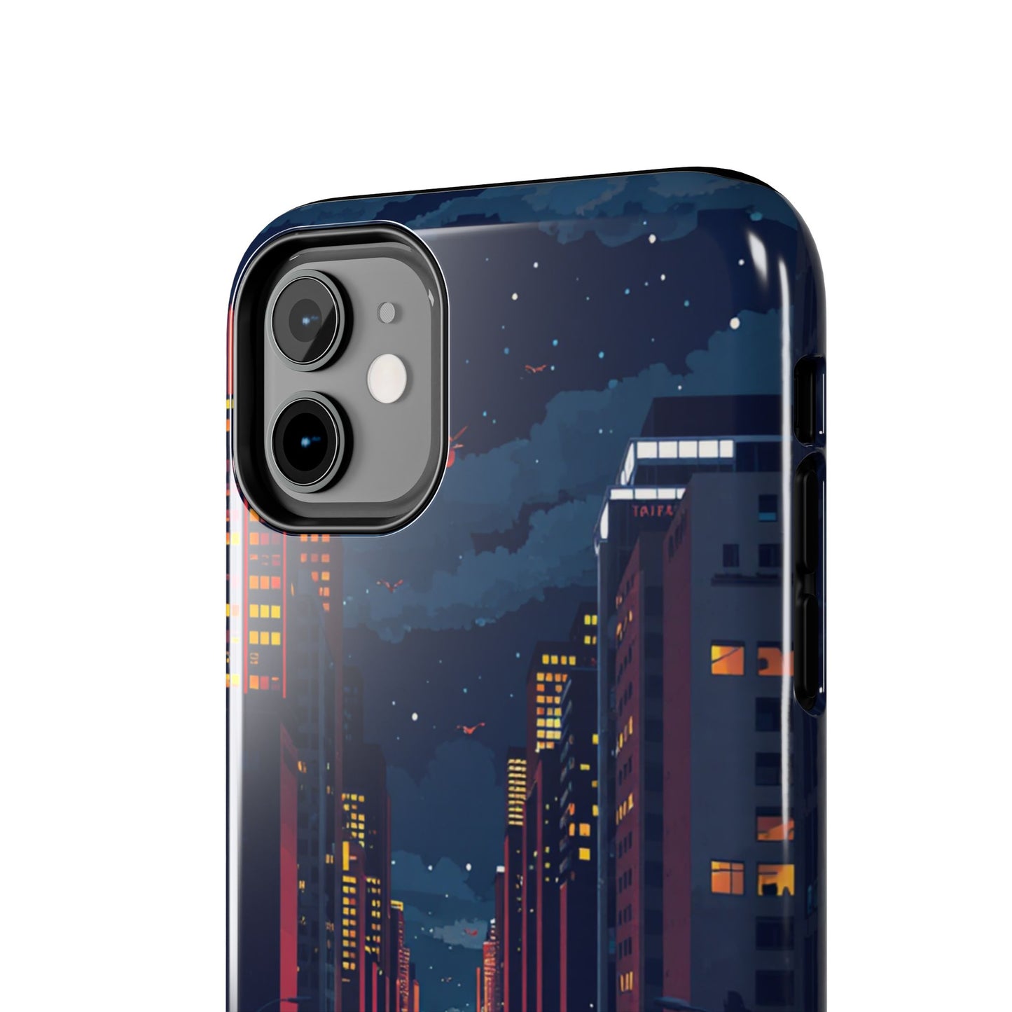 Urban Nightlife Tough Phone Case - Durable & Stylish Protection