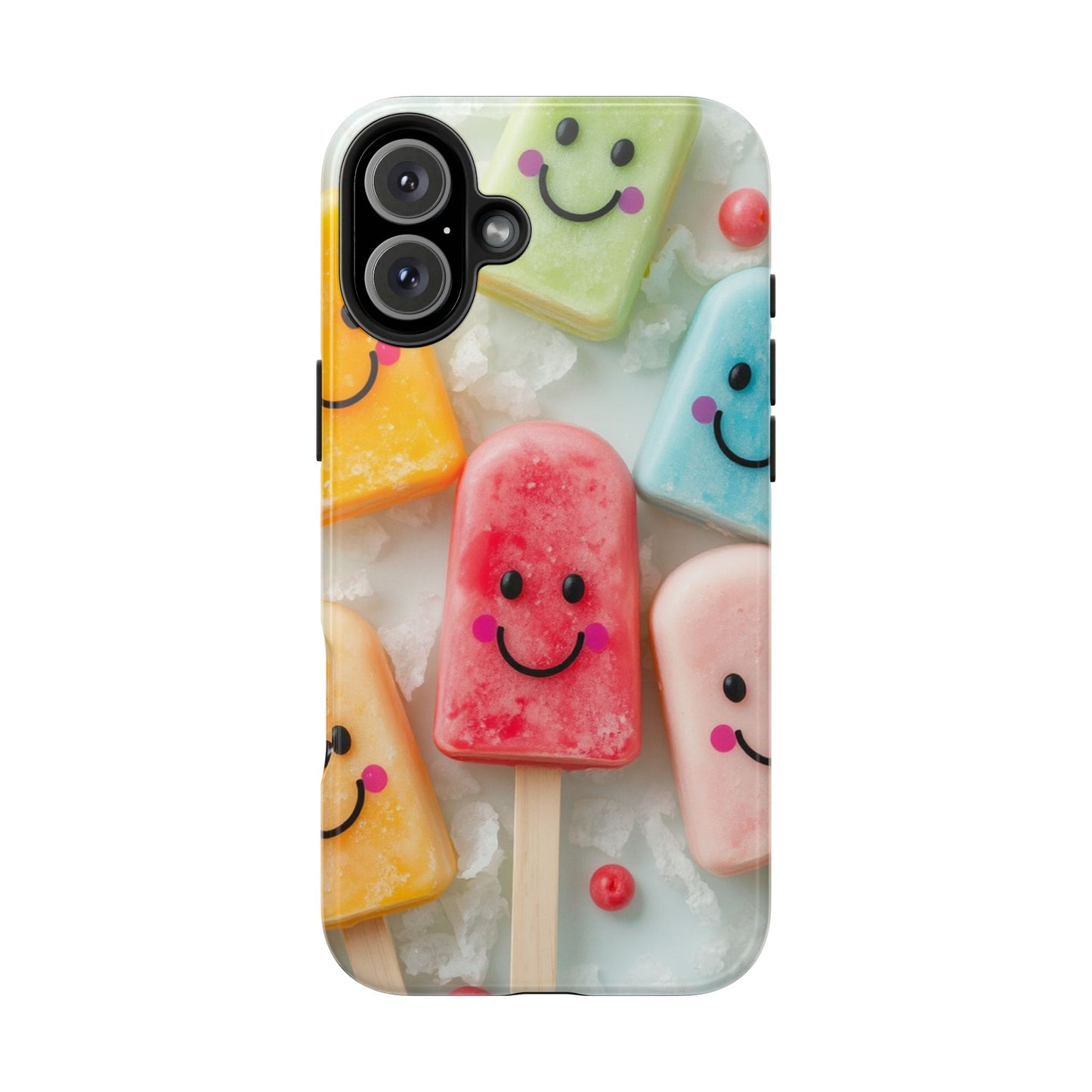 Cute Smile Popsicle Tough Phone Case - Fun Protection for Your Device