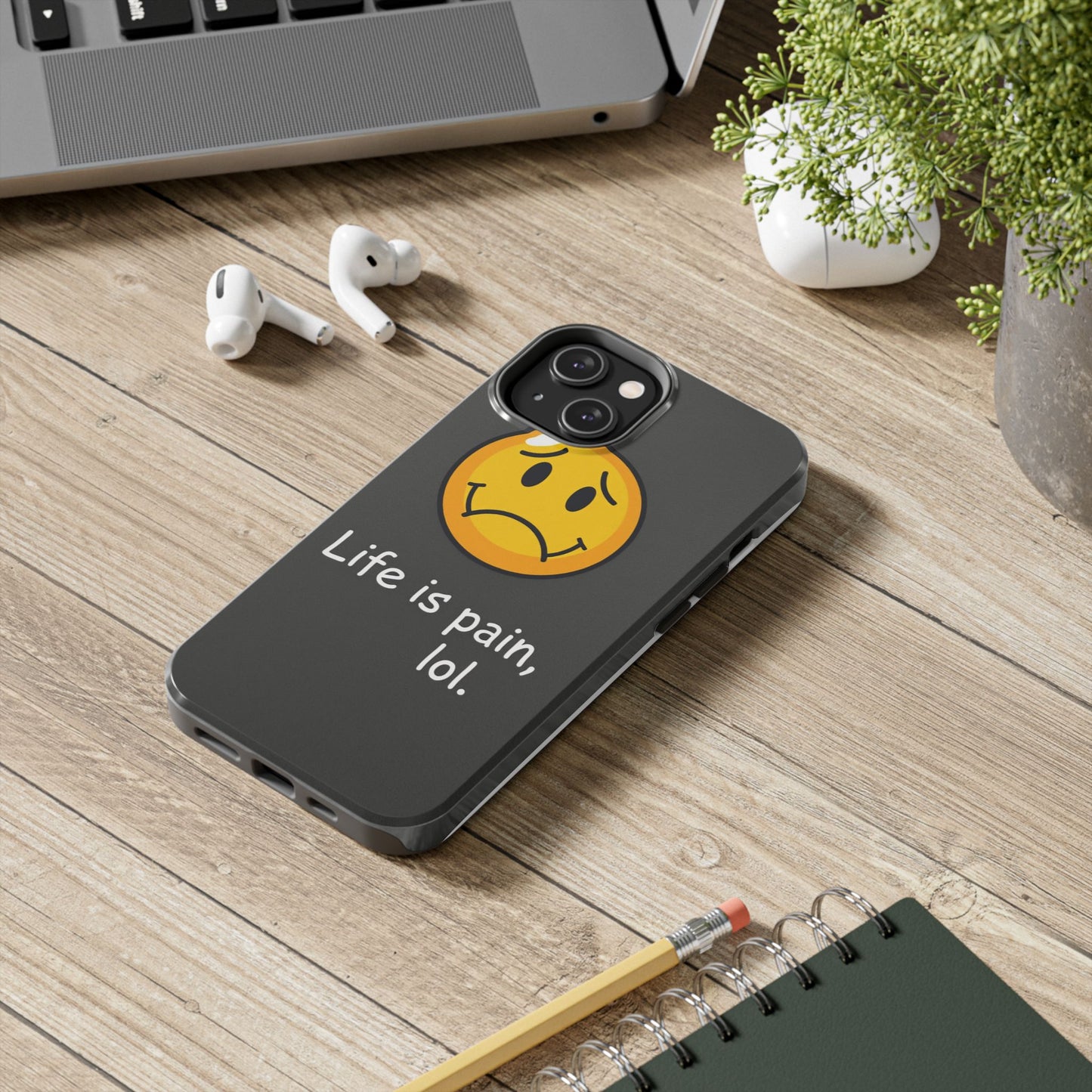 Life is Pain Tough Phone Case - Trendy Design for Smartphone Protection