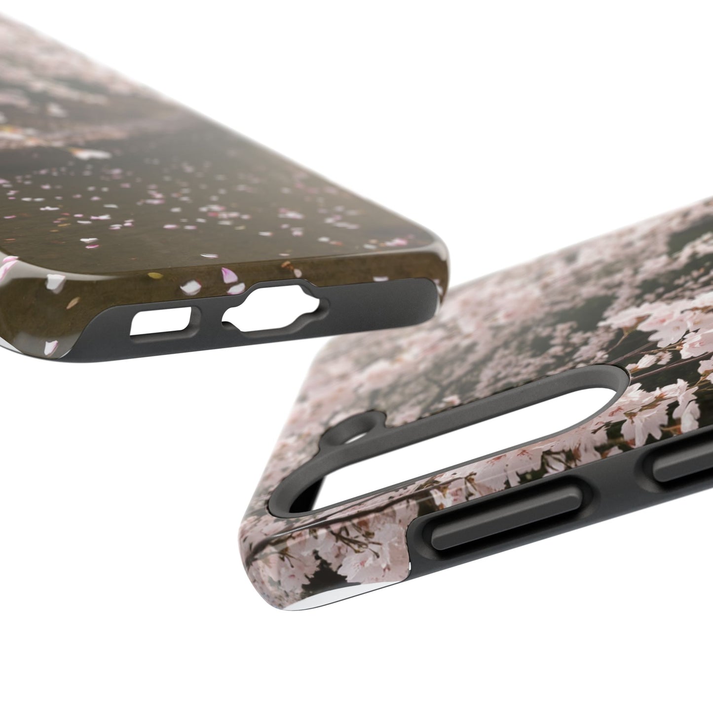 Cherry Blossom Tough Phone Cases - Durable Protection with Floral Serenity