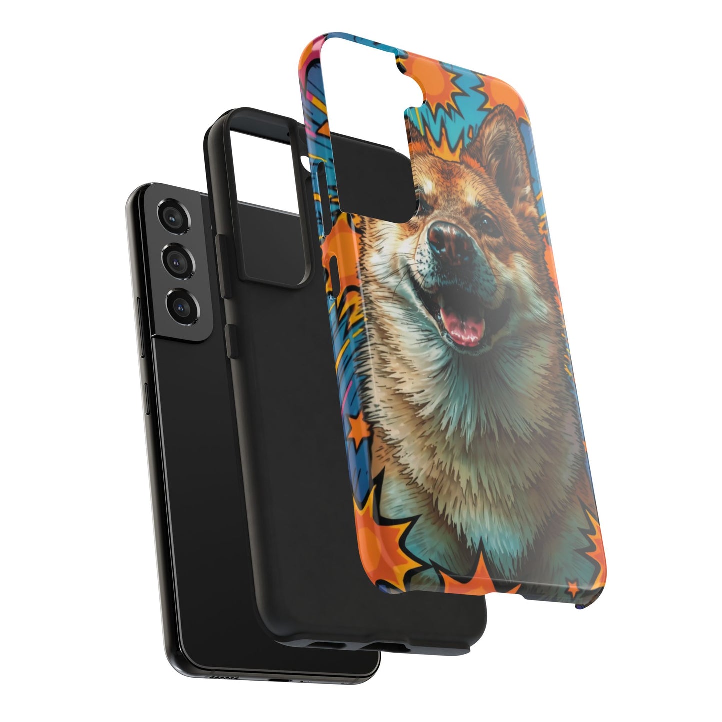 Vibrant Corgi Tough Phone Case - Fun Design for Pet Lovers