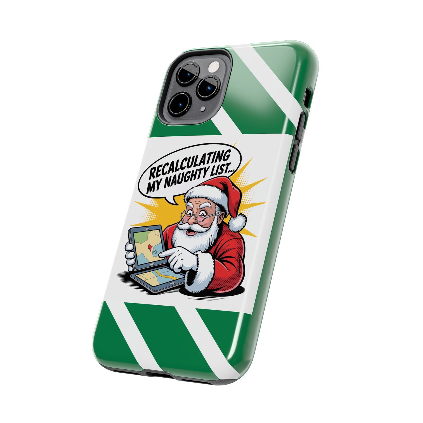 Santa Naughty List Phone Case - Tough & Fun Holiday Protection