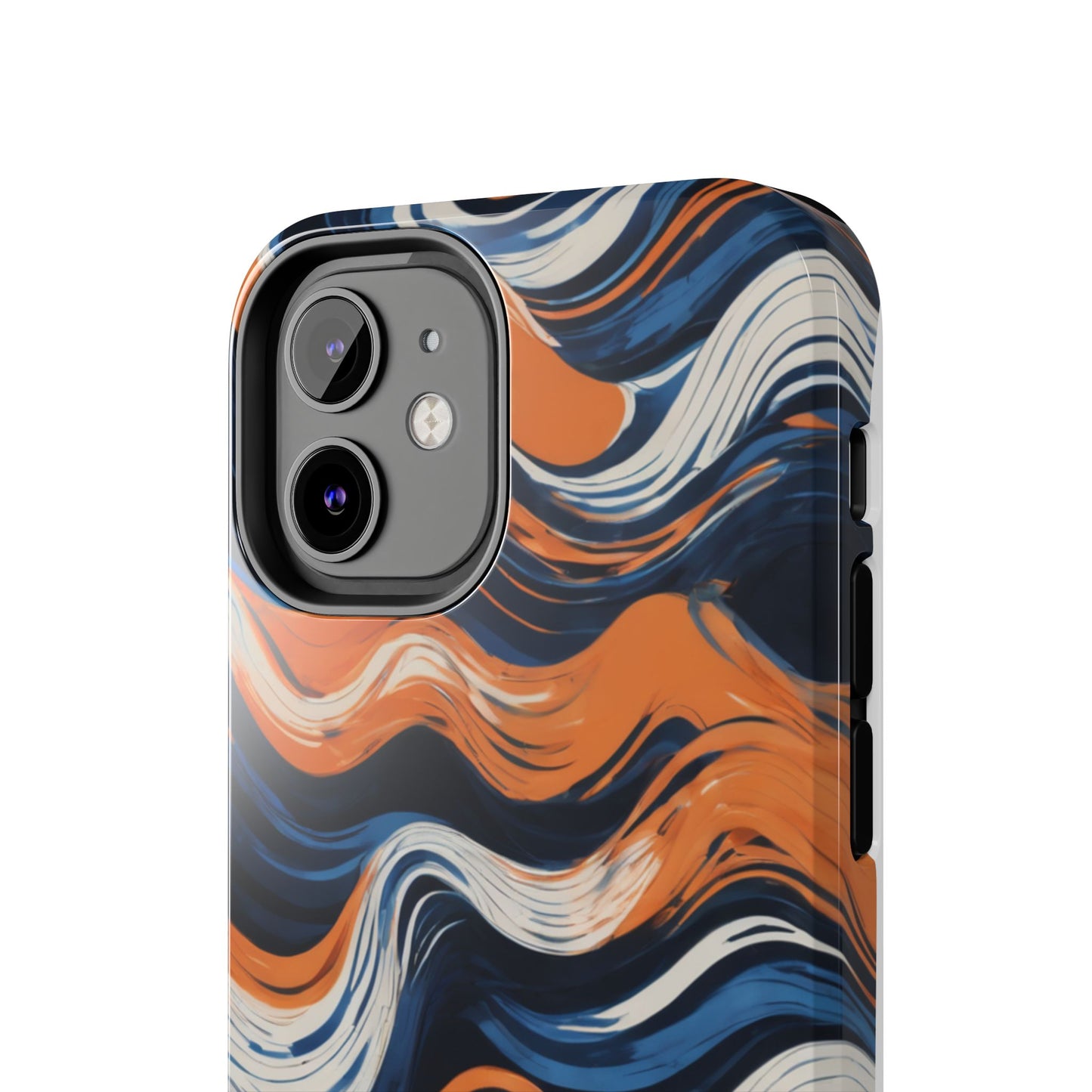 Wave Pattern Tough Phone Case - Stylish and Durable for Modern Lifestyle - for iPhone
