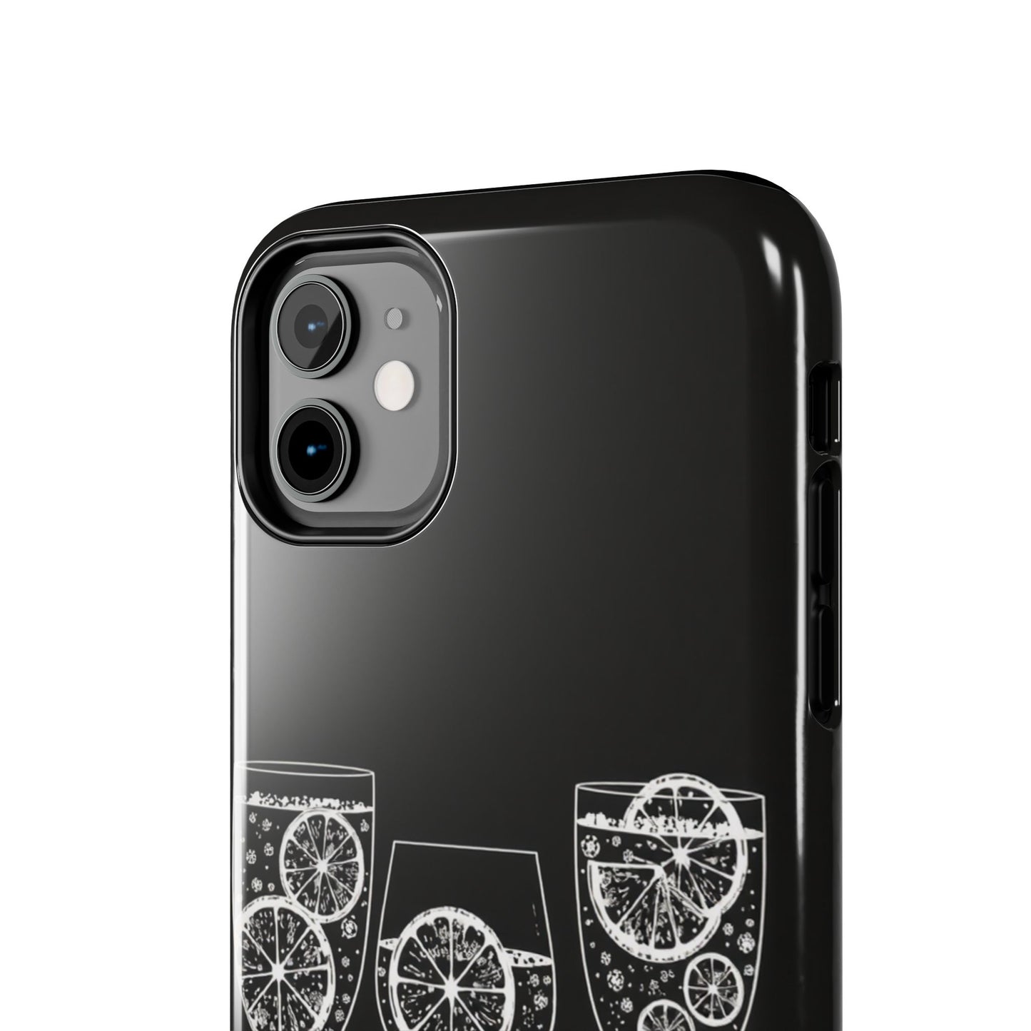 Stylish Tough Phone Cases with Citrus Glass Design, Protective Cases for Parties, Summer Events, and Everyday Use
