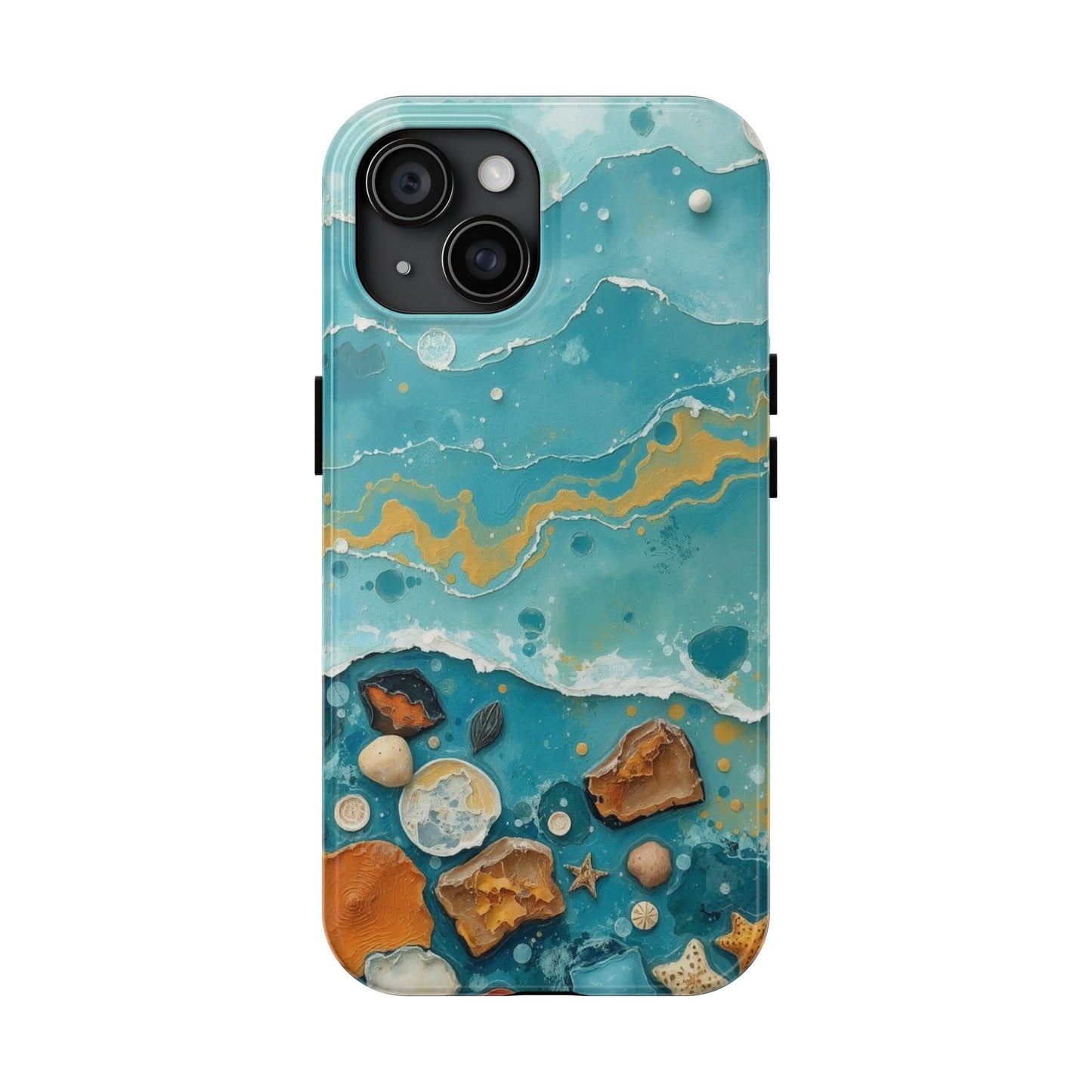 Ocean-Inspired Tough Phone Cases - Coastal Beach Vibe, Easy Accessory for Beach Lovers