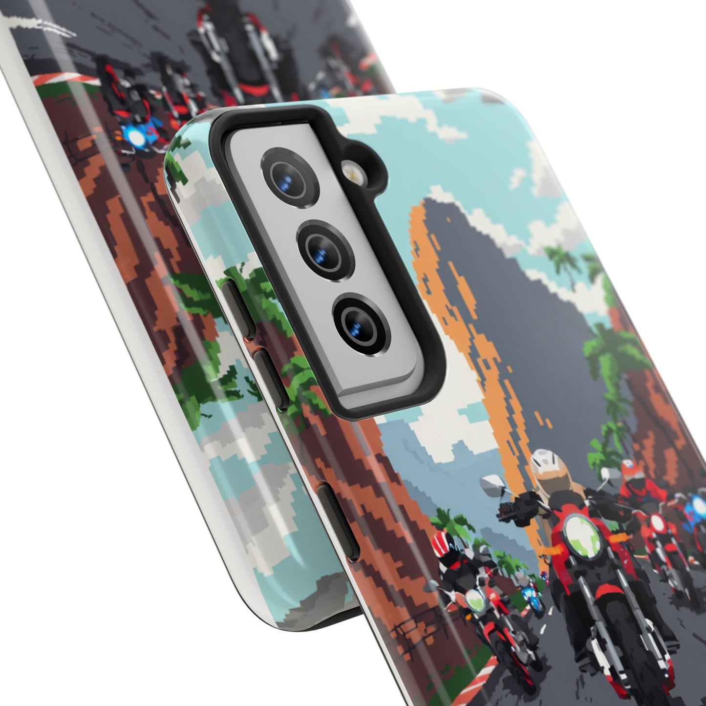 Retro Biker Tough Phone Case - Perfect for Motorcycle Lovers