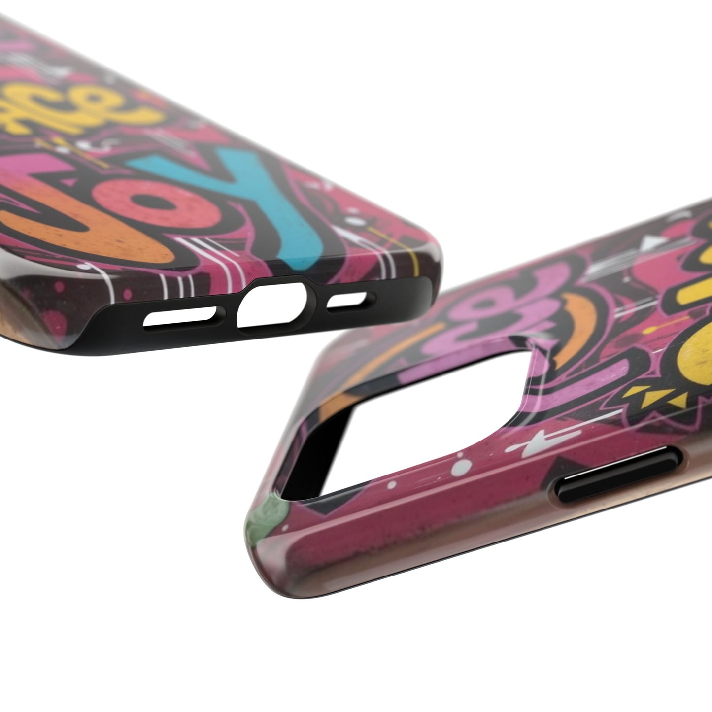 Colorful Peace Joy Tough Phone Case
