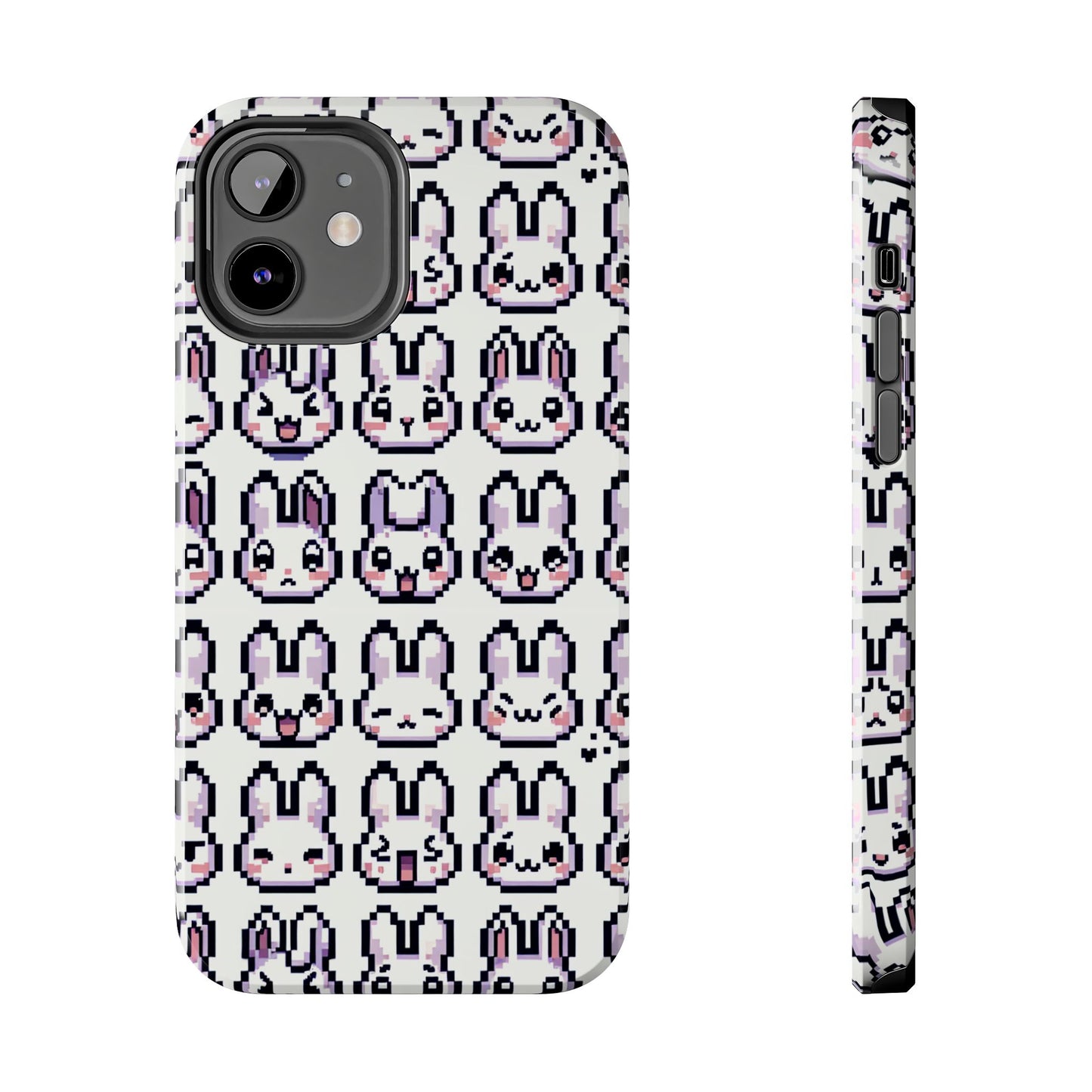 Cute Pixel Bunny Tough Phone Case - Stylish & Protective Cover for iPhone