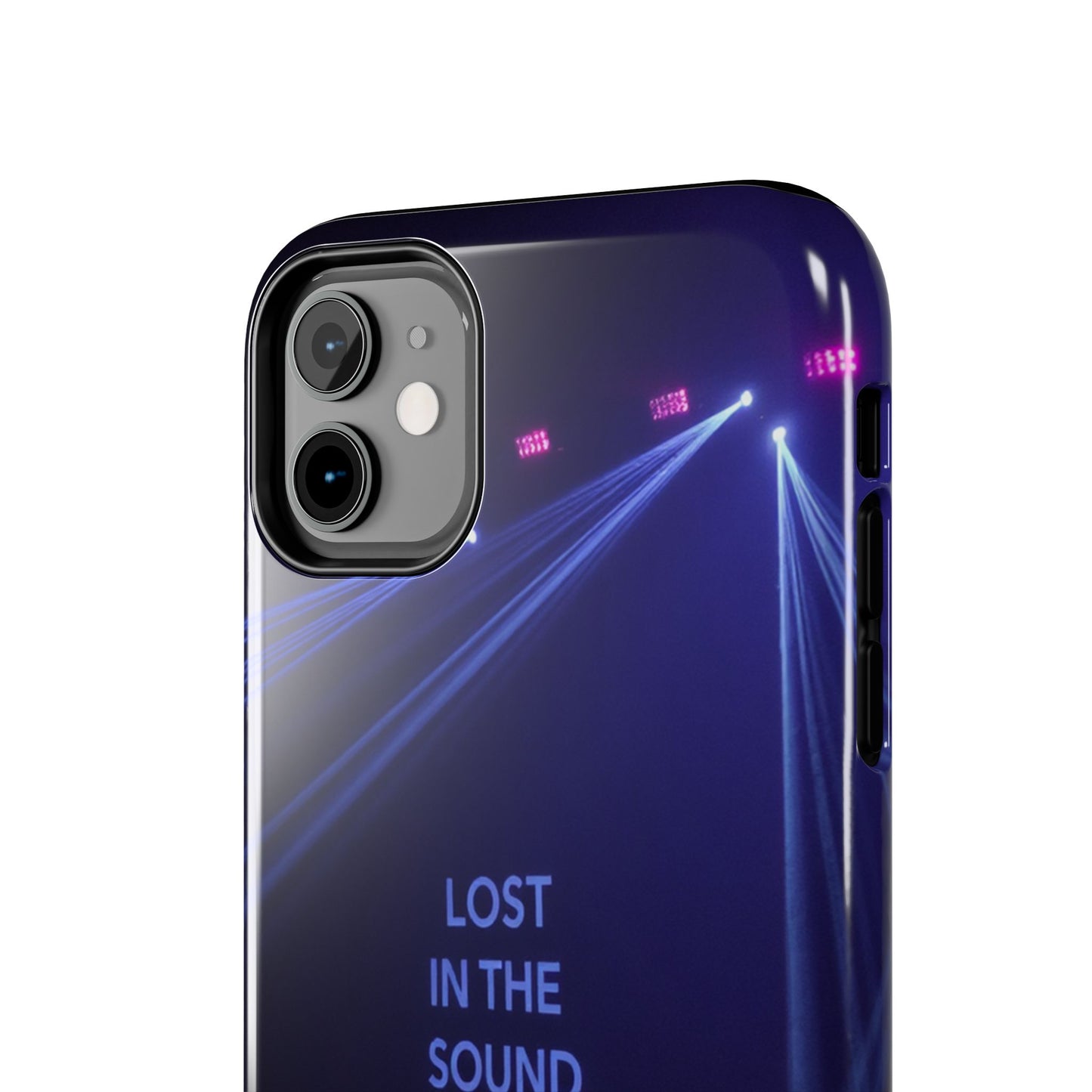 Vibrant Tough Phone Case - 'Lost in the Sound' Design for Music Lovers