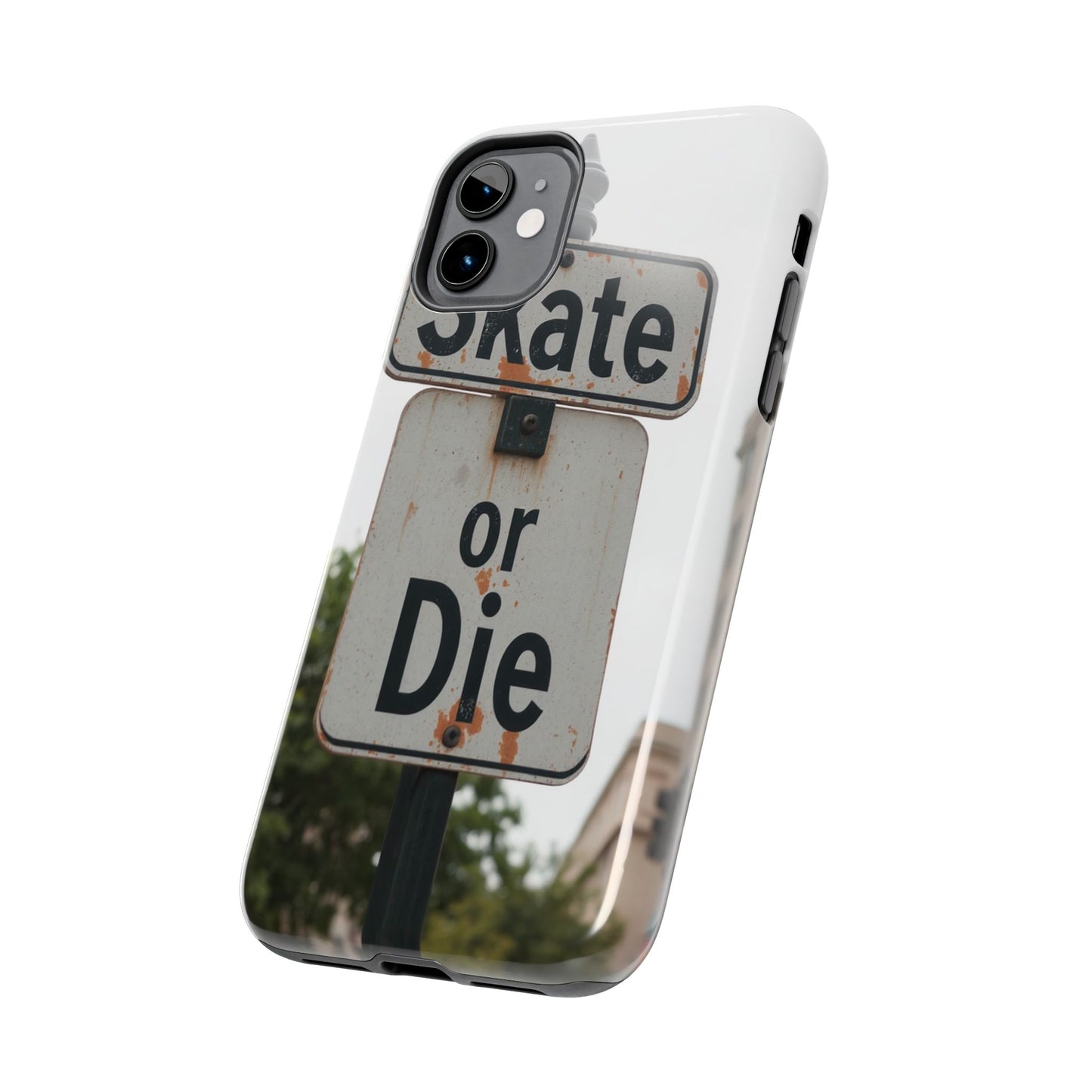 Skate or Die Tough Phone Case - Durable Protection for Skaters