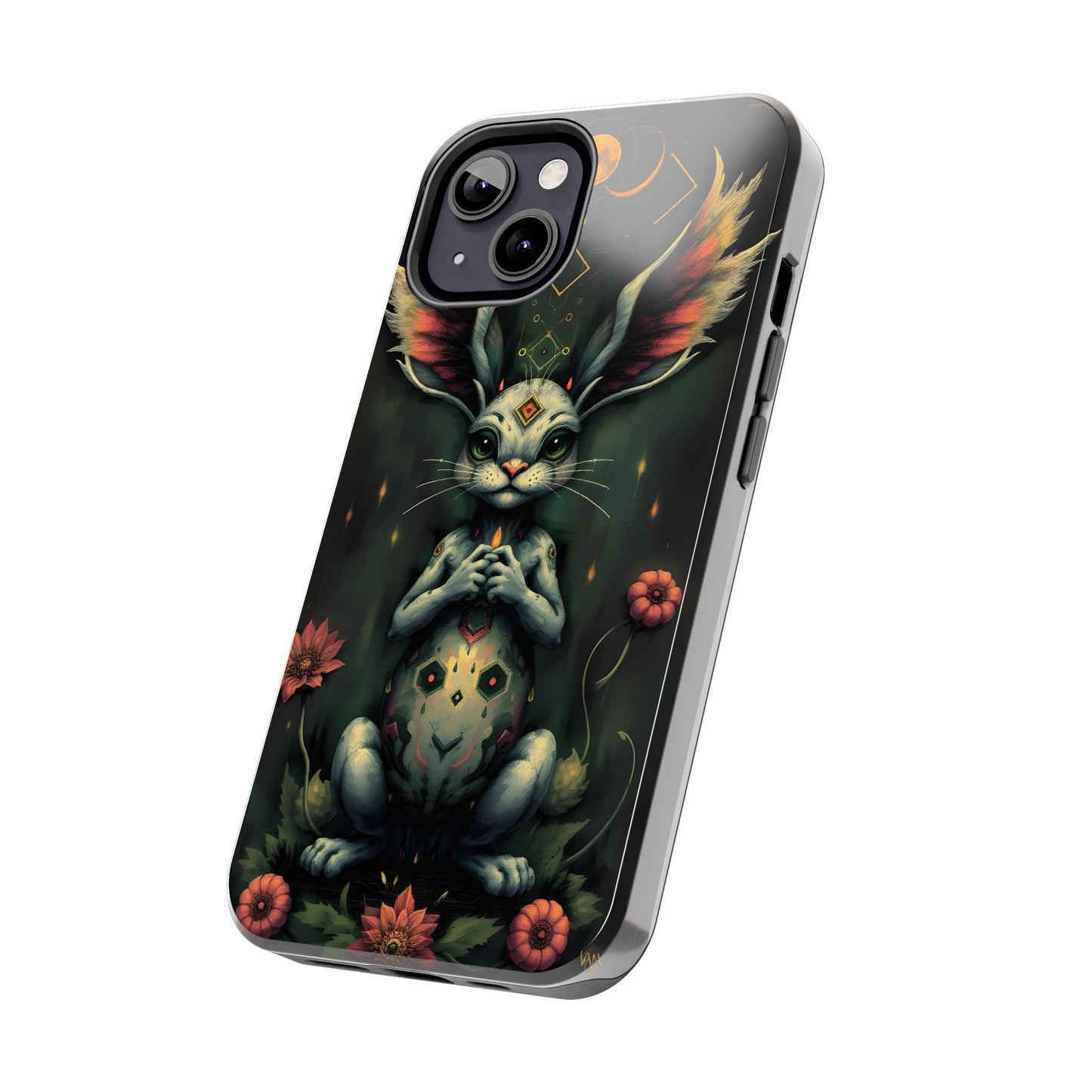 Artistic Rabbit Phone Cases - Unique and Durable Design of Mystical Bunny - for iPhone