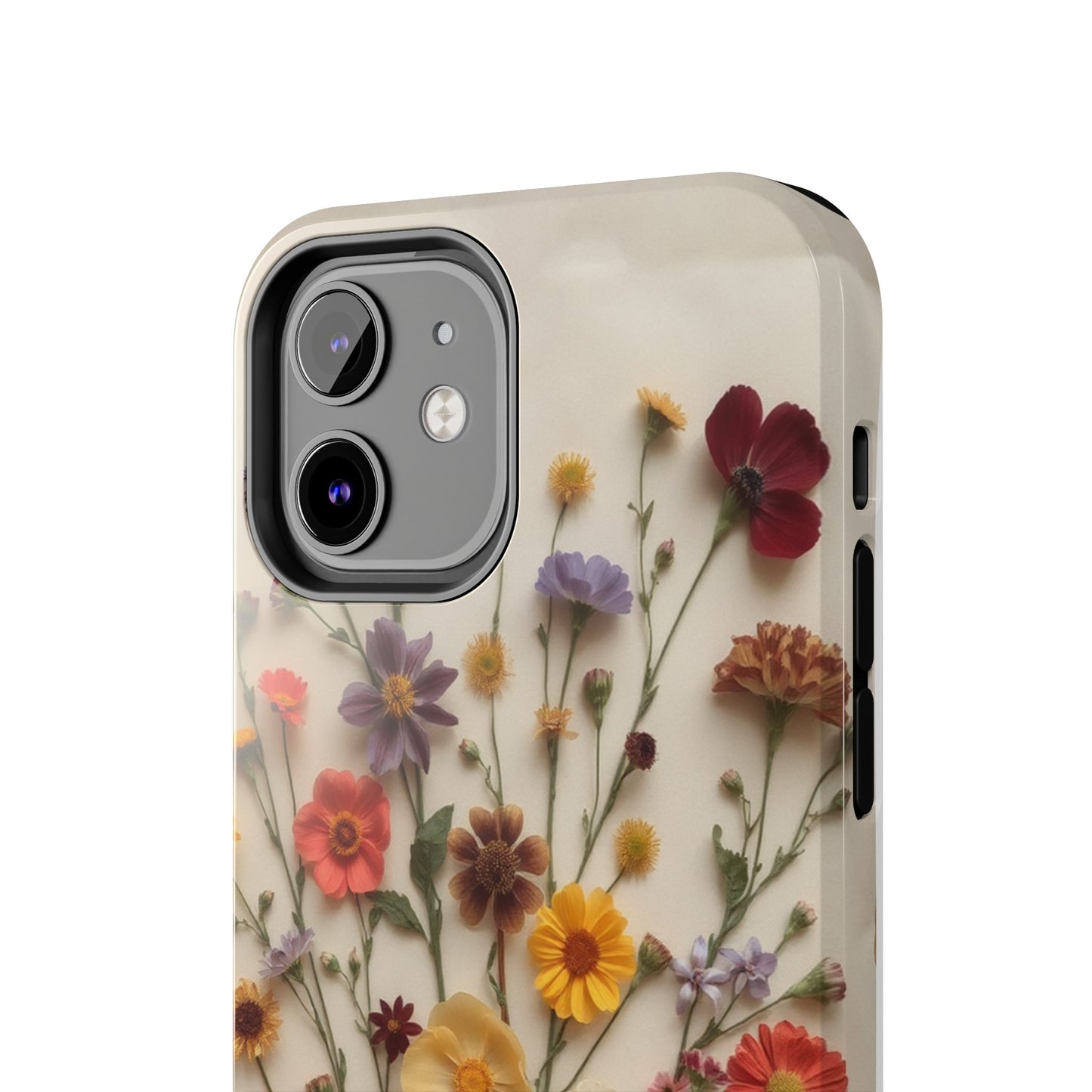 Floral Tough Phone Case - Durable Protection with Nature-Inspired Design
