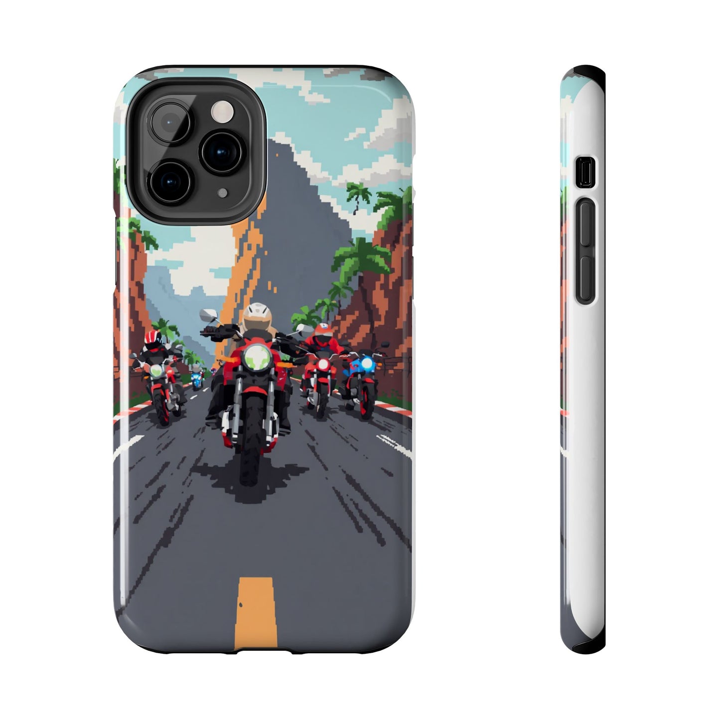 Retro Biker Tough Phone Case - Perfect for Motorcycle Lovers