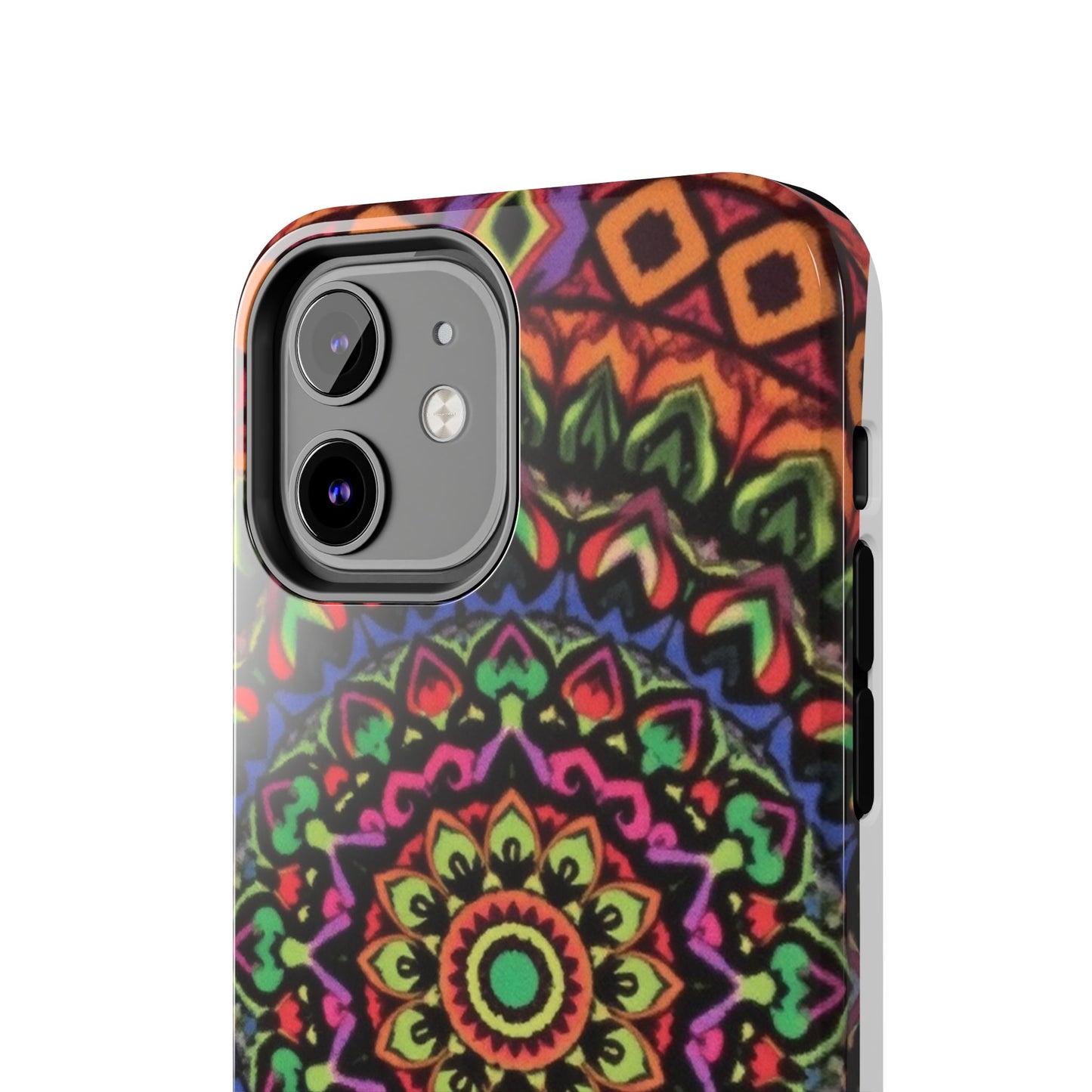 Colorful Mandala Tough Phone Case - Vibrant Designs for Trendy Protection - for iPhone