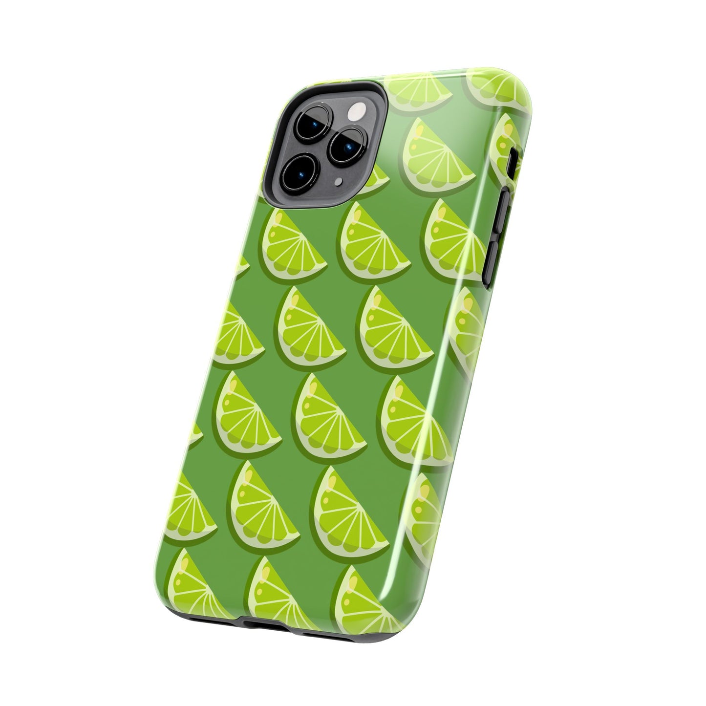 Lime Slice Tough Phone Case - Green Party - for iPhone