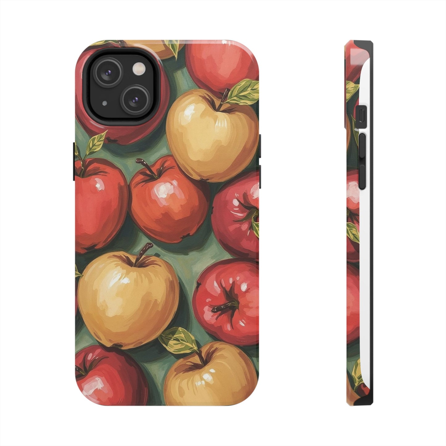 Colorful Painted Apples Art Tough Phone Case - Durable & Stylish Protection - for iPhone