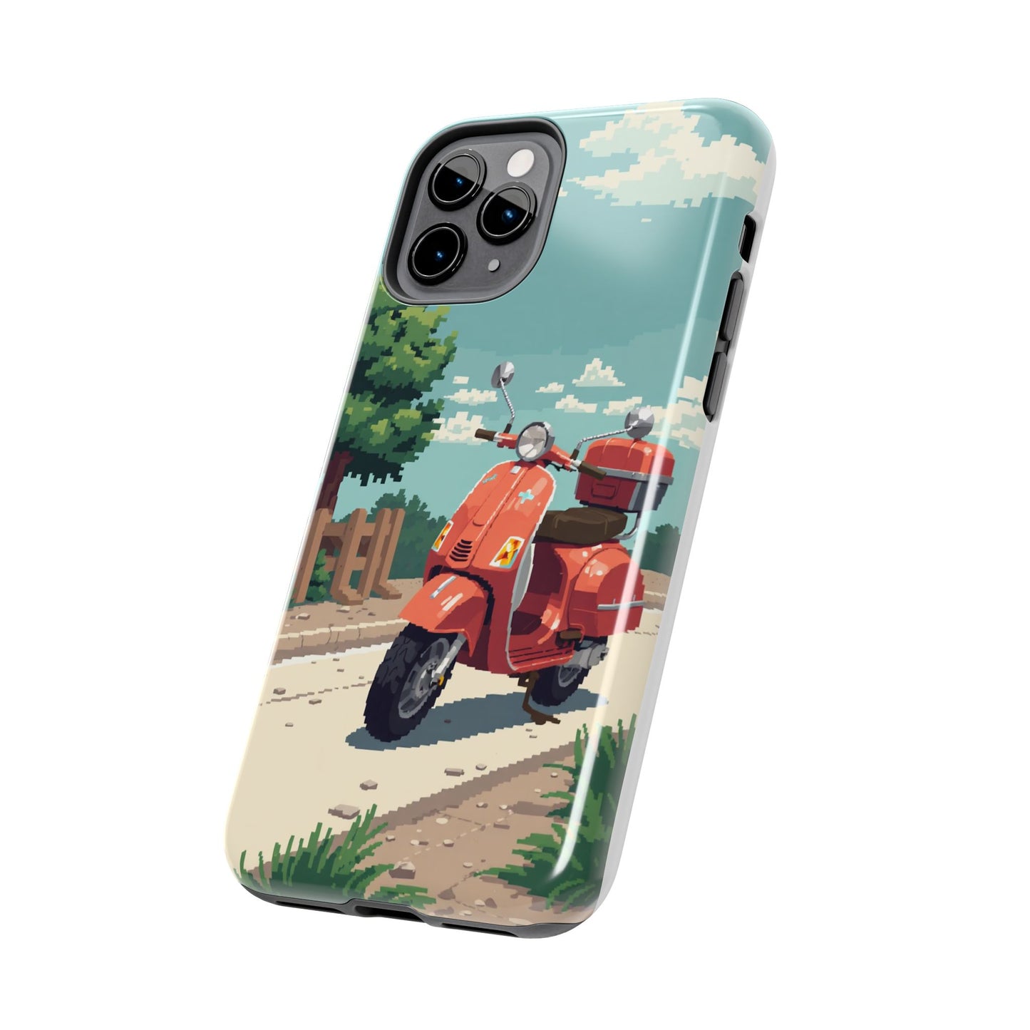 Retro Scooter Phone Case - Tough & Stylish Protection