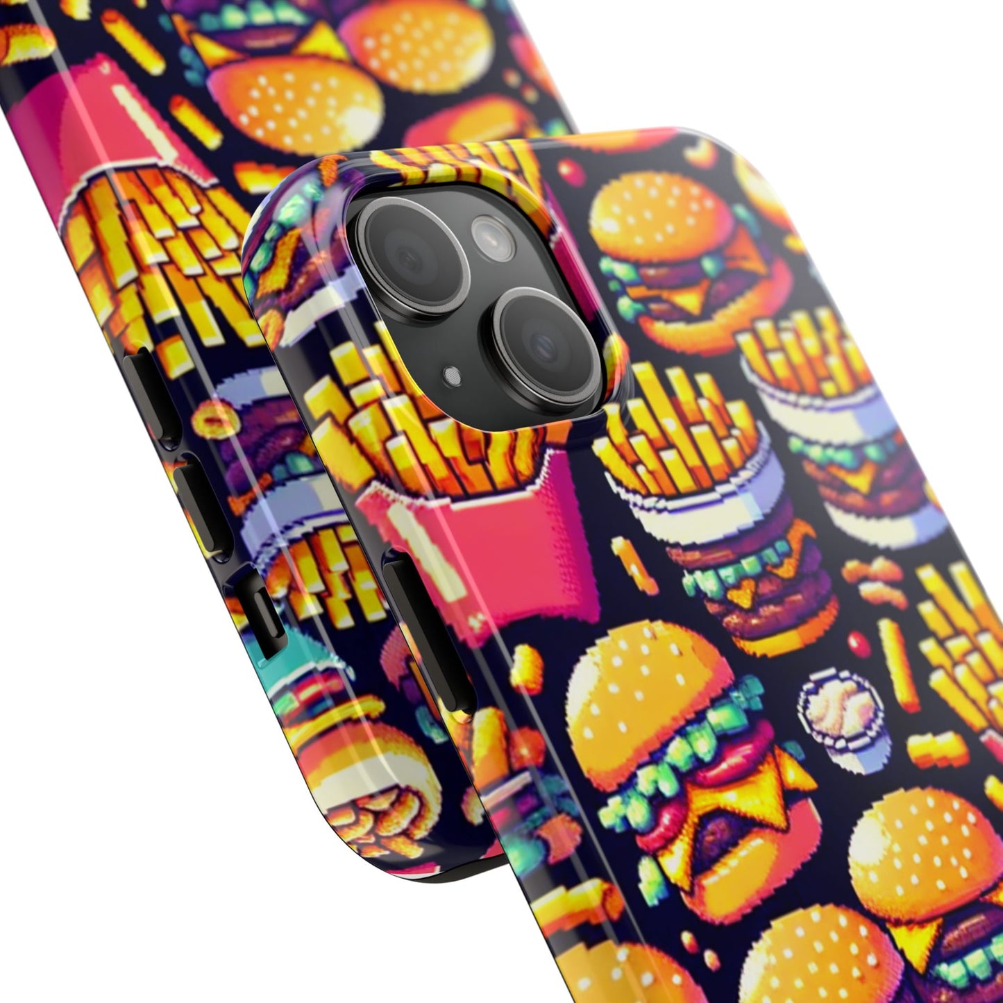 Retro Fast Food Phone Case - Tough and Durable - for iPhone