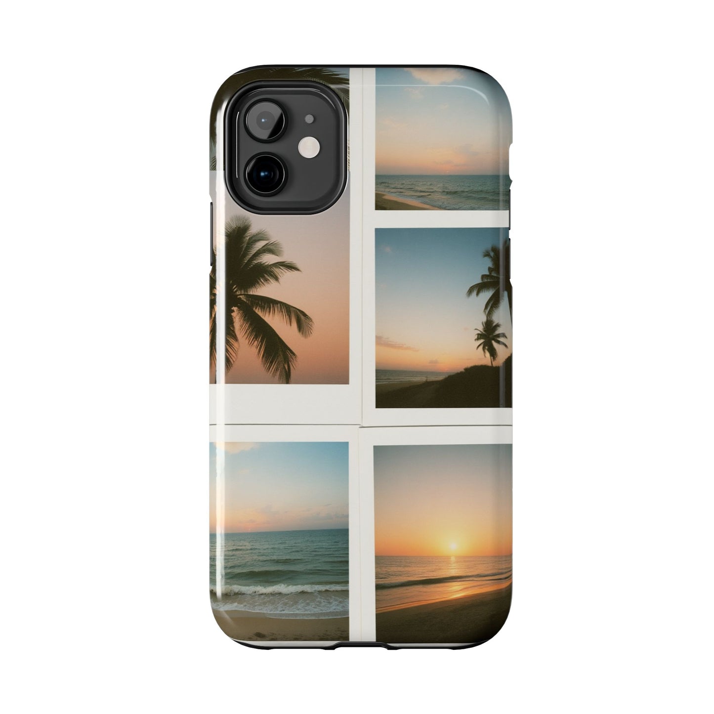 Tropical Sunset Tough Phone Case - Beach Vibes for Summer Adventures
