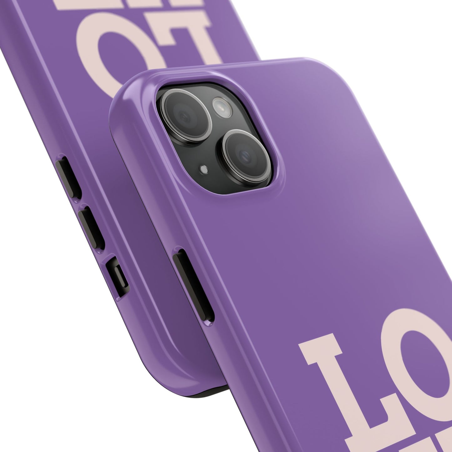 Purple Love Phone Case - Durable & Stylish Tough Case - for iPhone