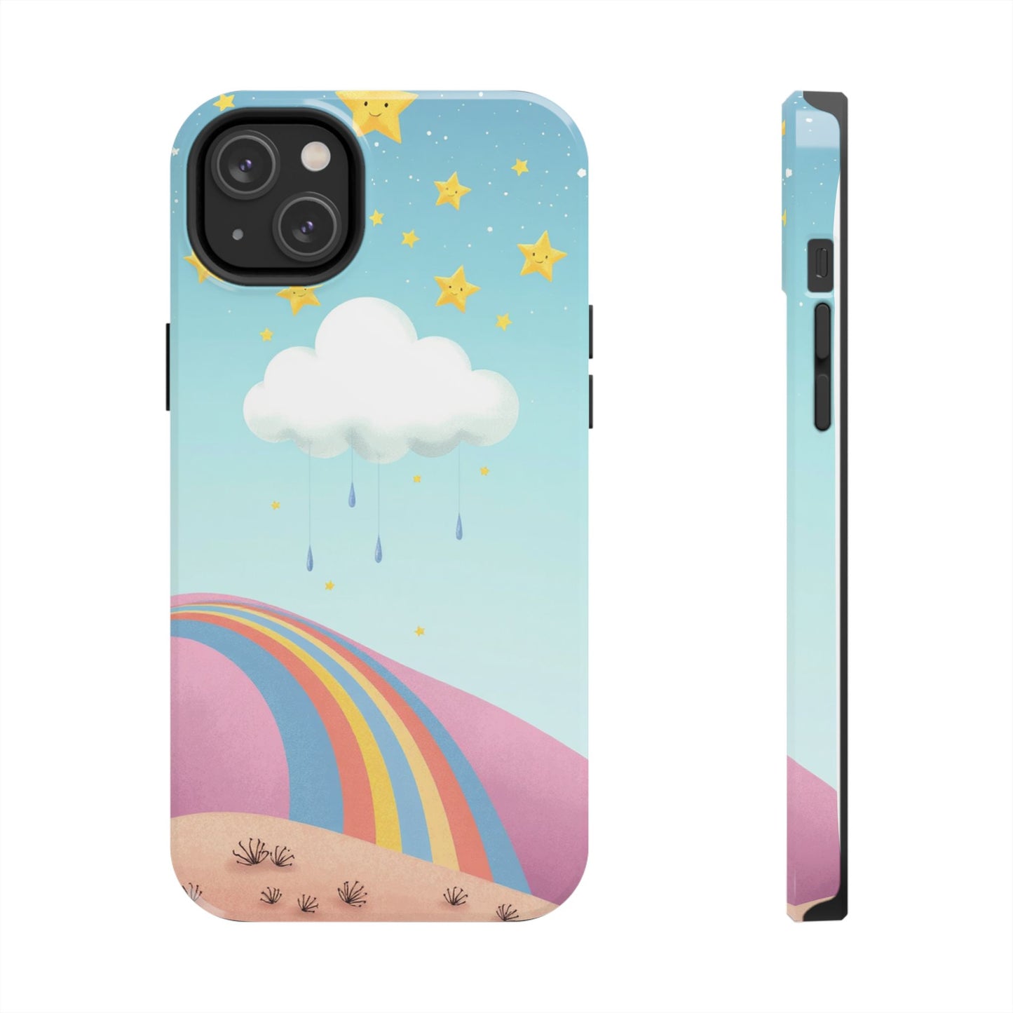 Colorful Rainbow Phone Case - Durable Tough Design for Adventurers