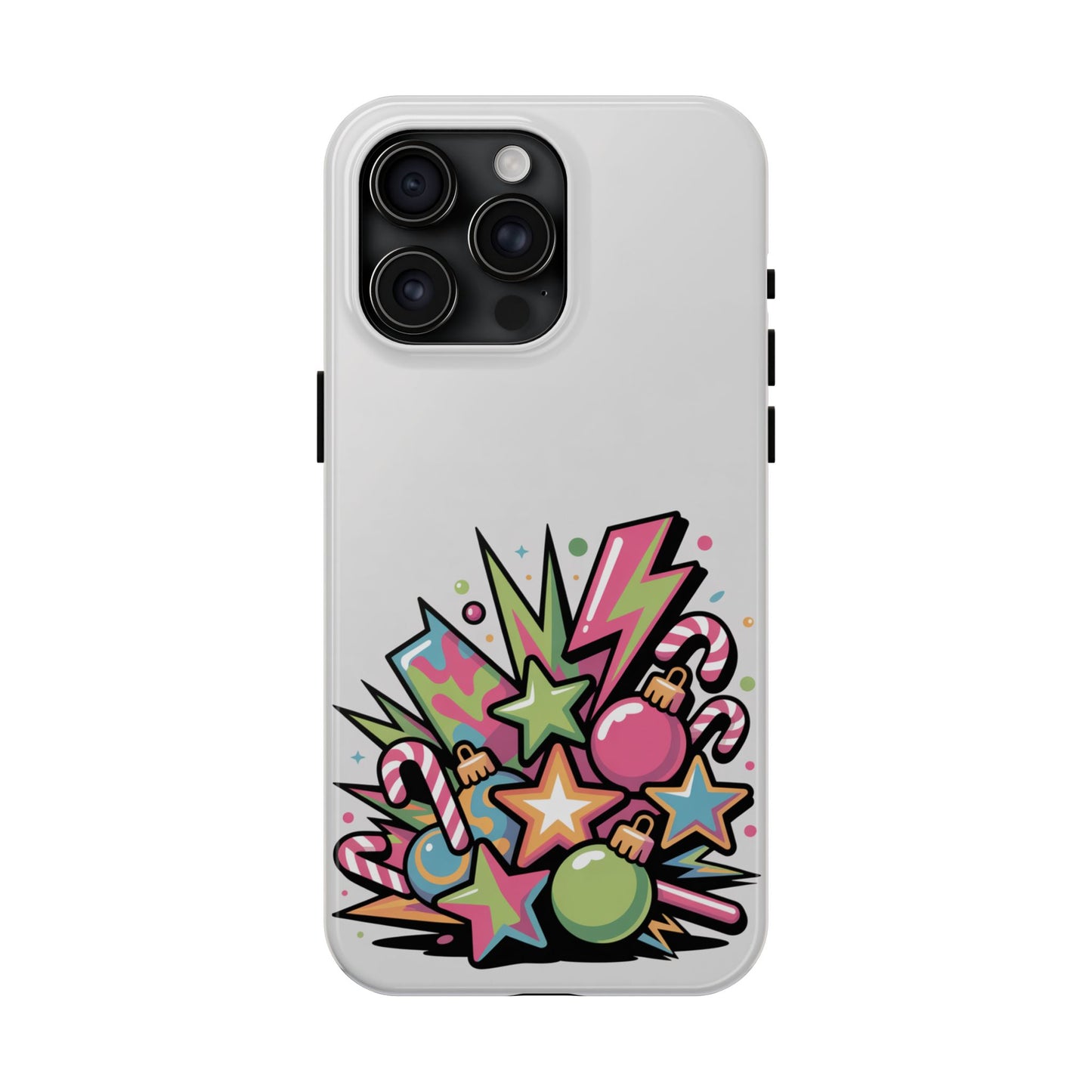 Colorful Explosion Retro Christmas Tough Phone Case